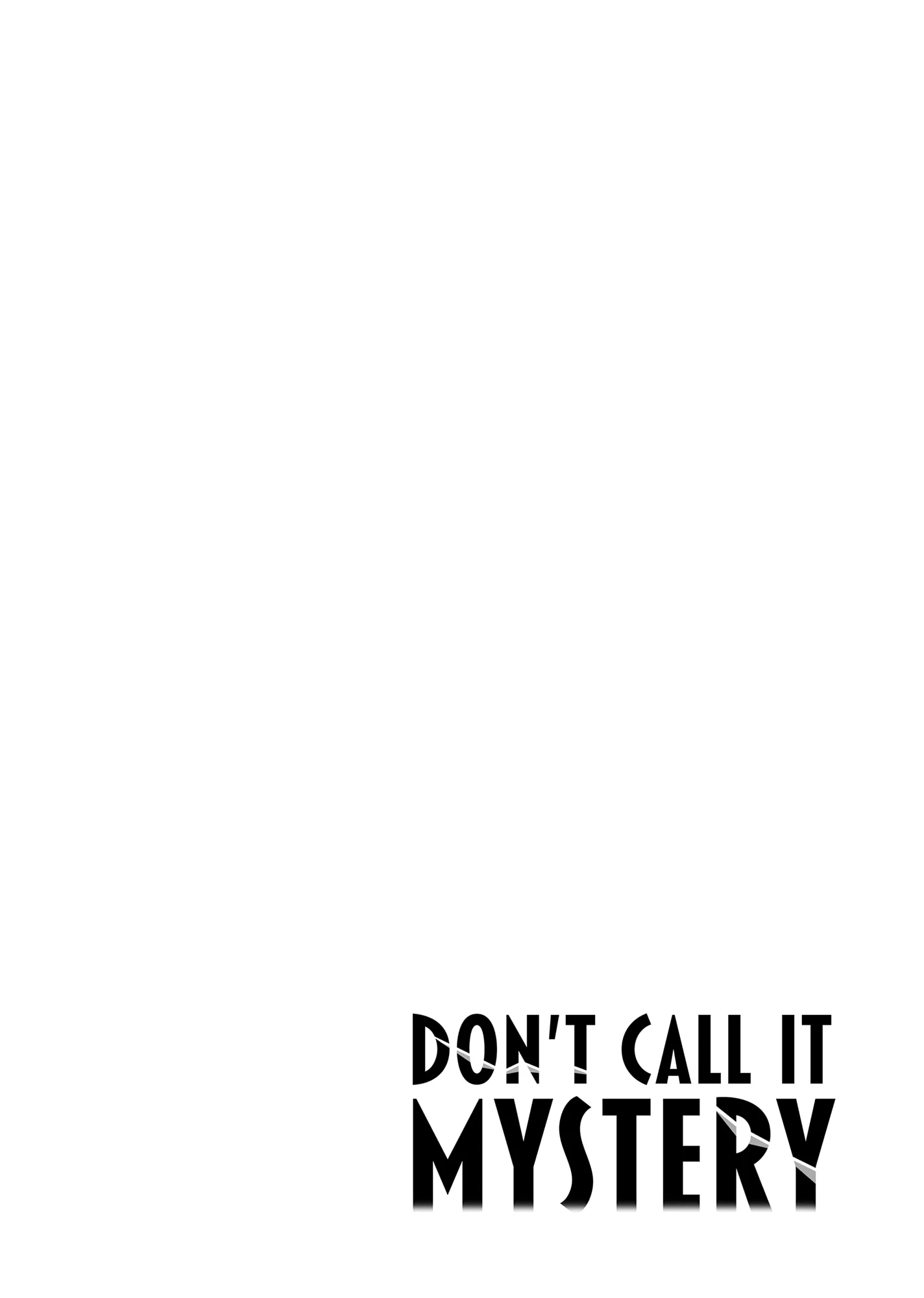 Read Don't Call It Mystery EN Manga Online