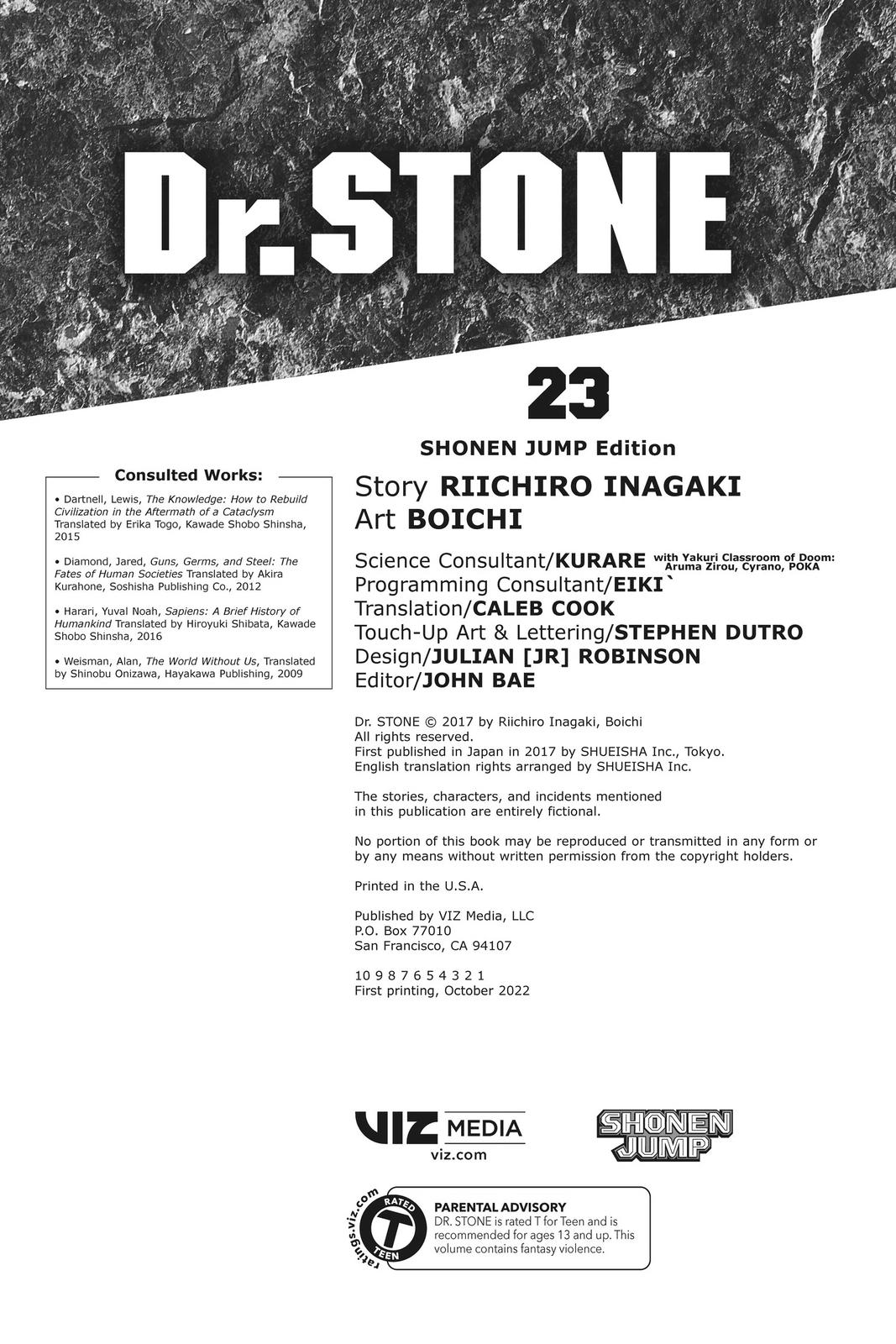 Read Dr. STONE EN Manga Online