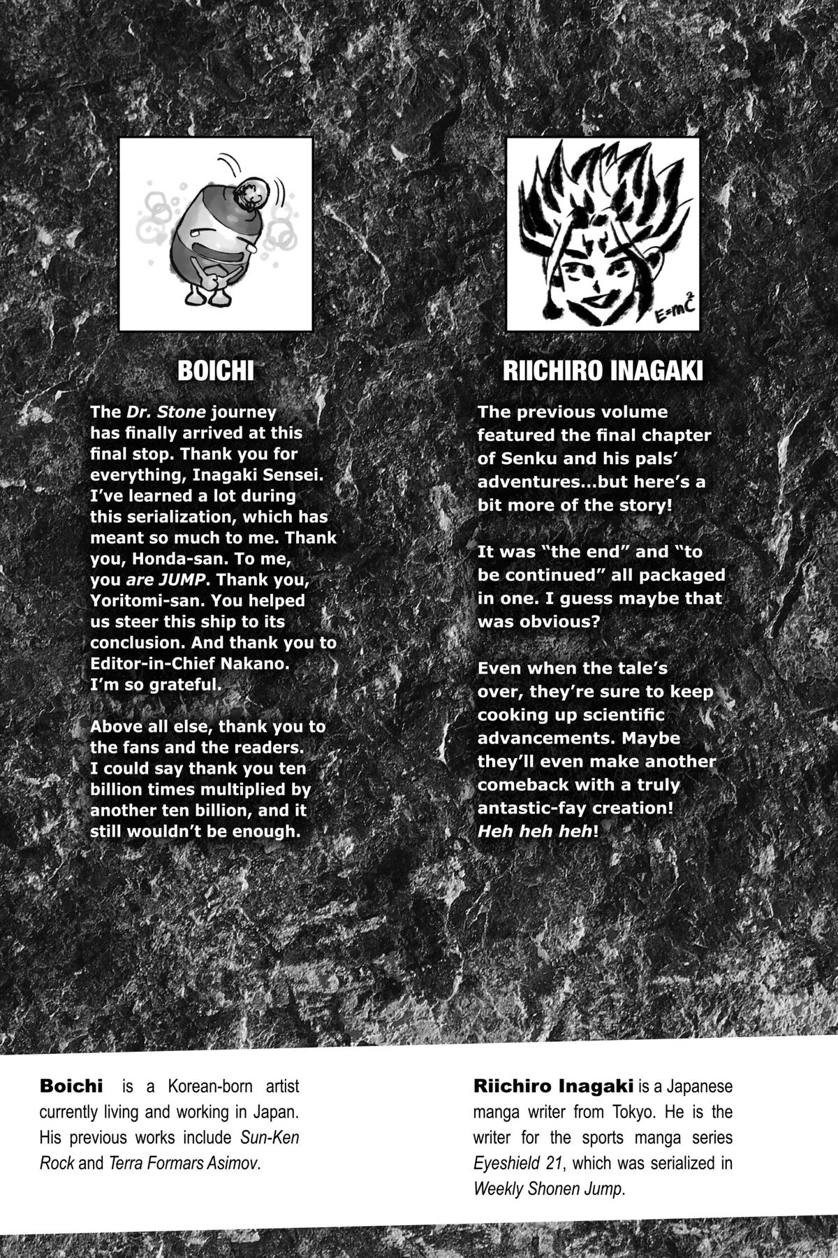 Read Dr. STONE EN Manga Online