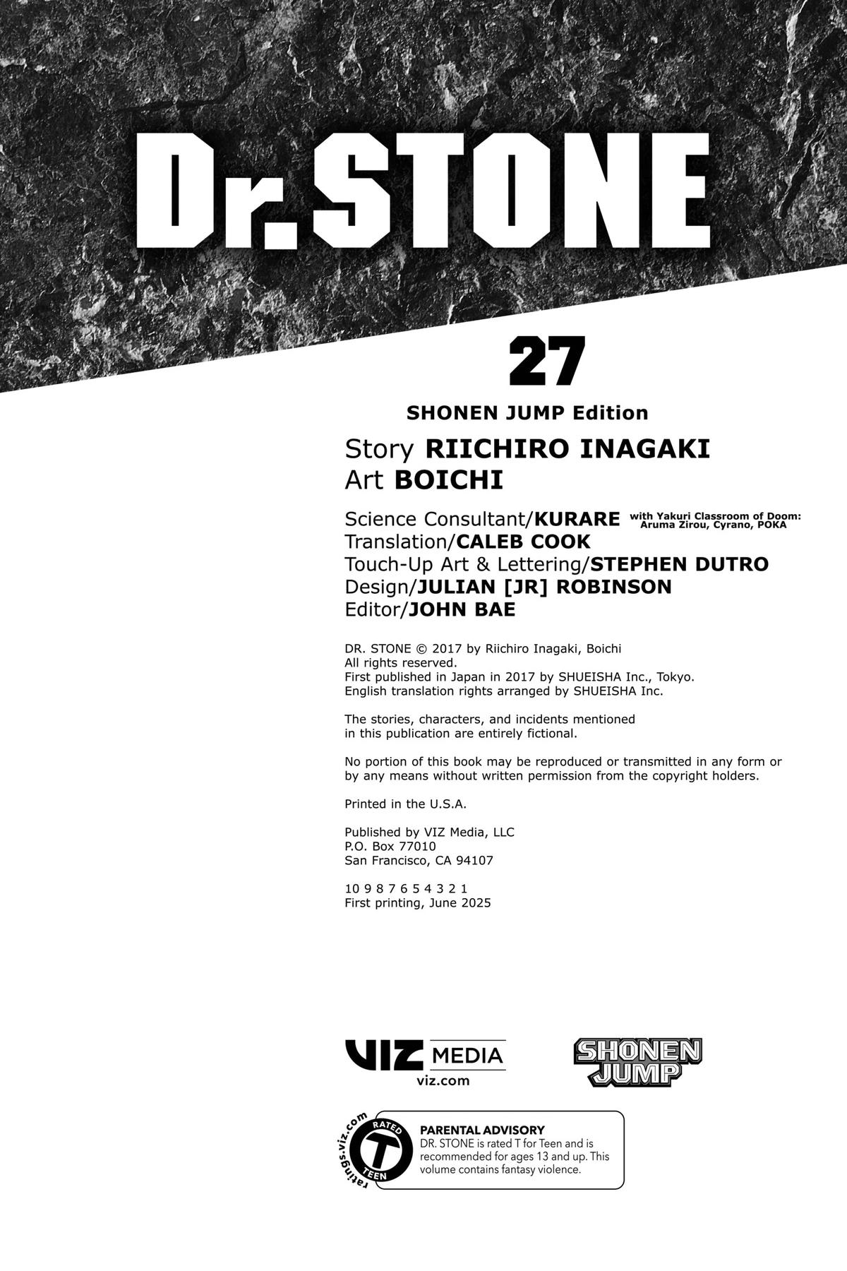 Read Dr. STONE EN Manga Online