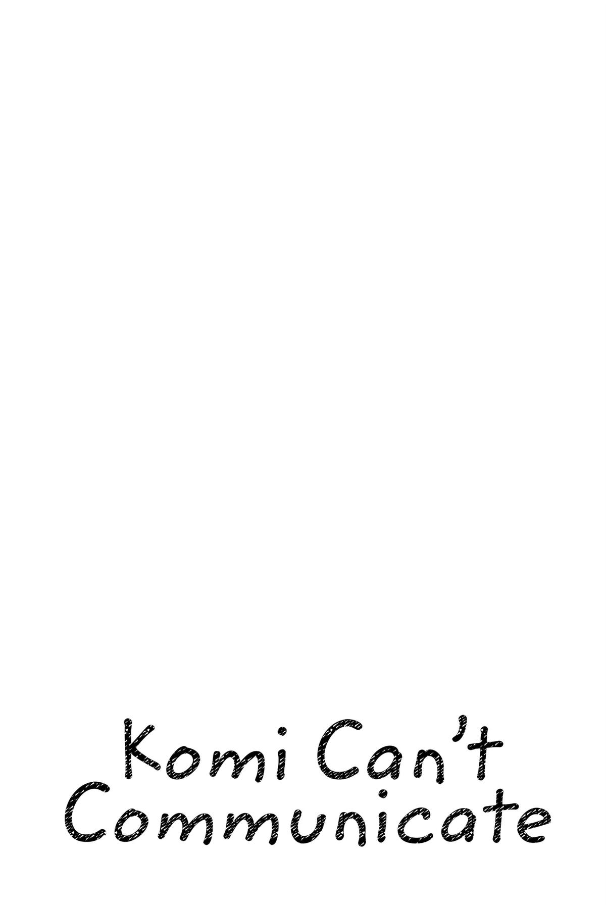 Read Komi Can’t Communicate EN Manga Online