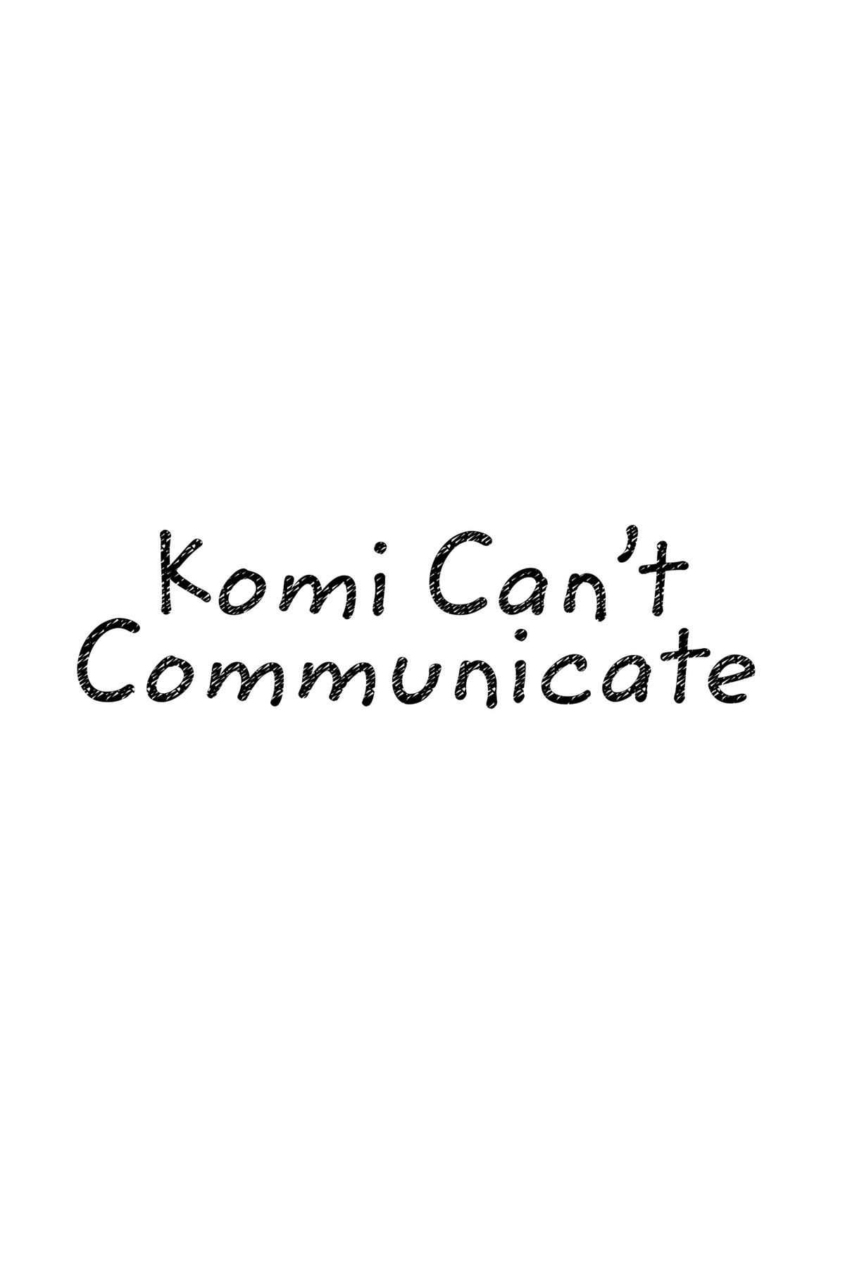 Read Komi Can’t Communicate EN Manga Online