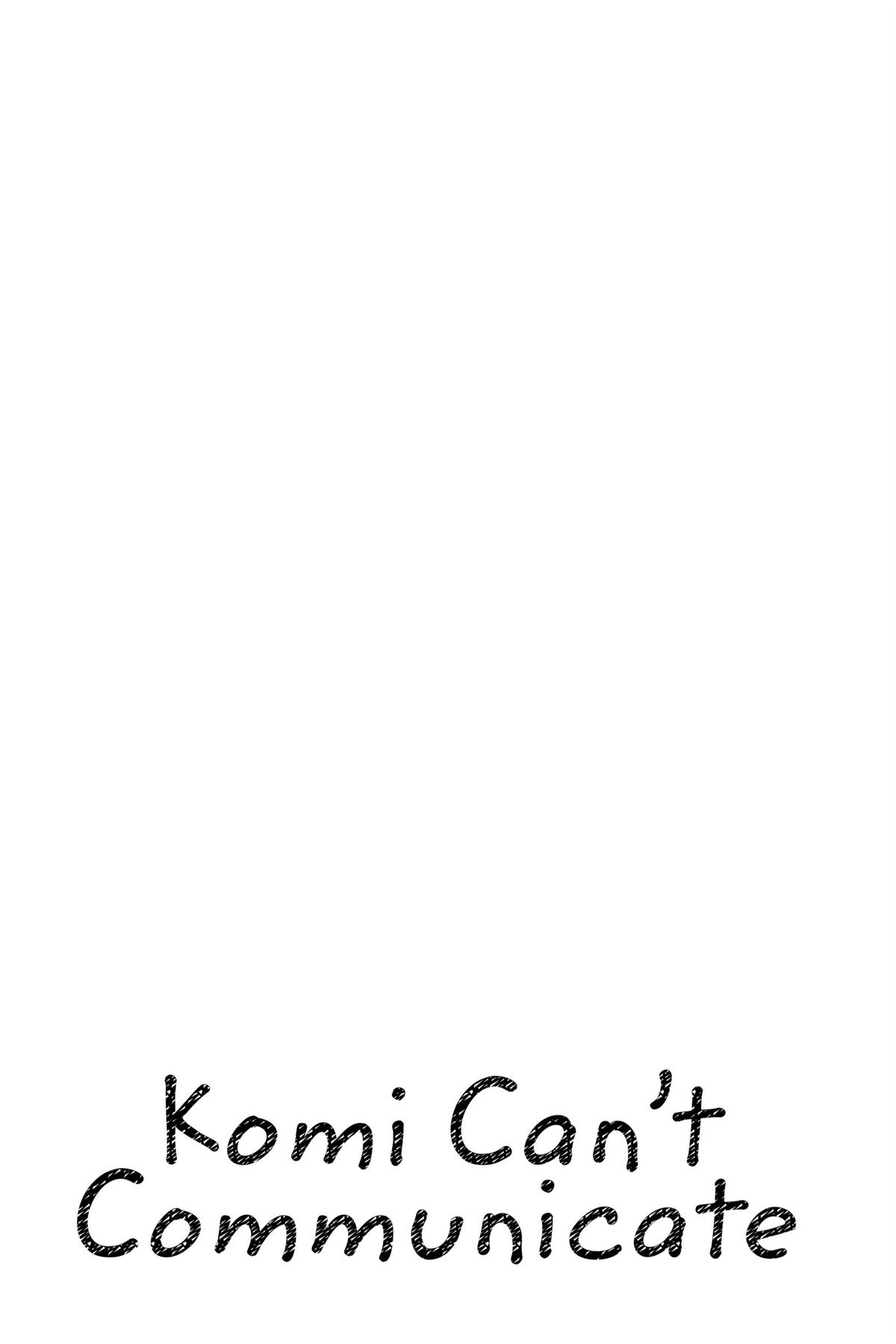 Read Komi Can’t Communicate EN Manga Online