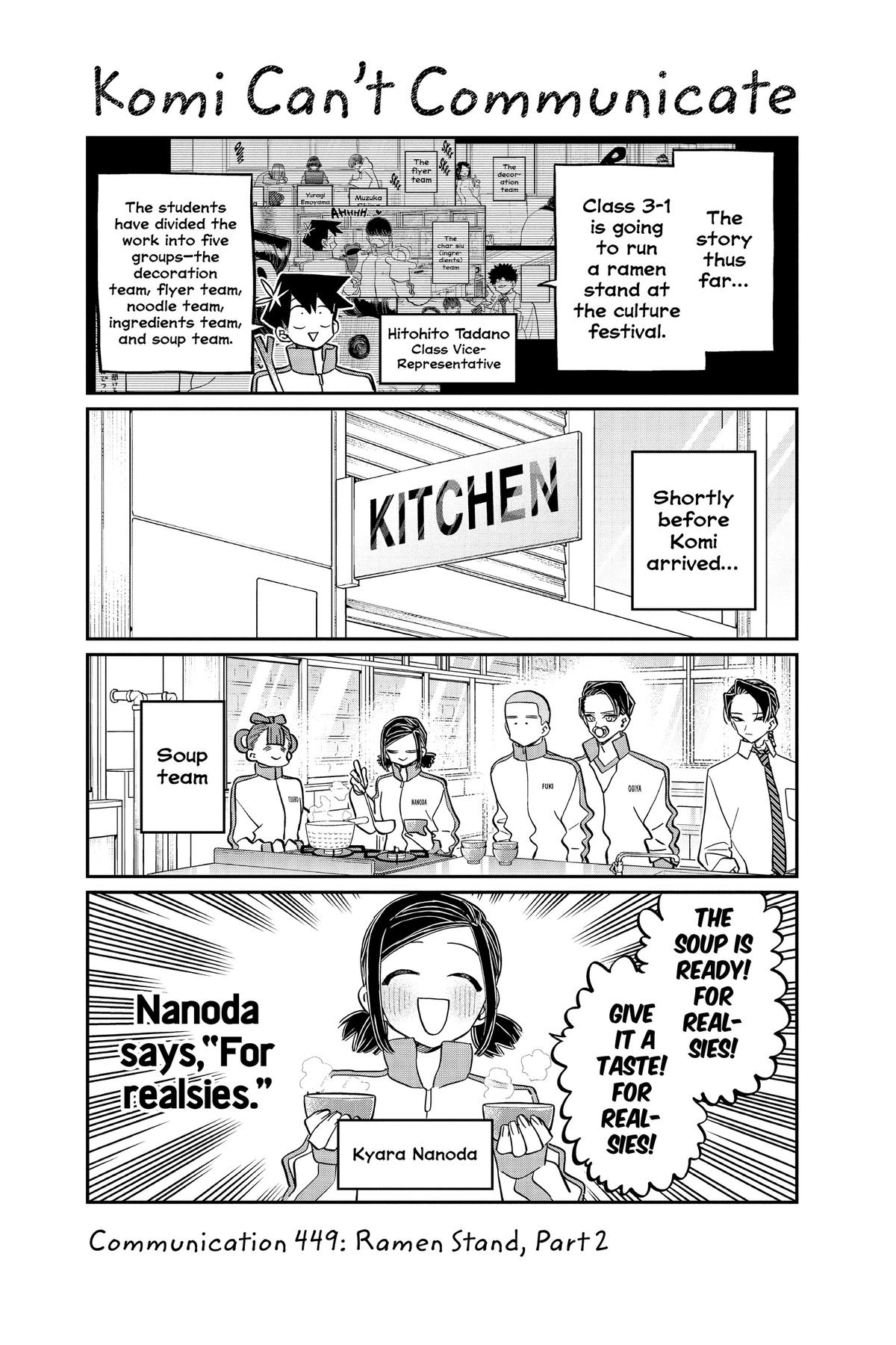 Read Komi Can’t Communicate EN Manga Online