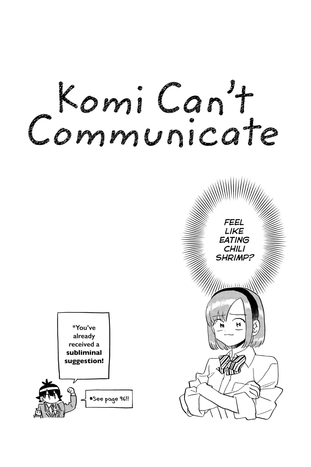 Read Komi Can’t Communicate EN Manga Online