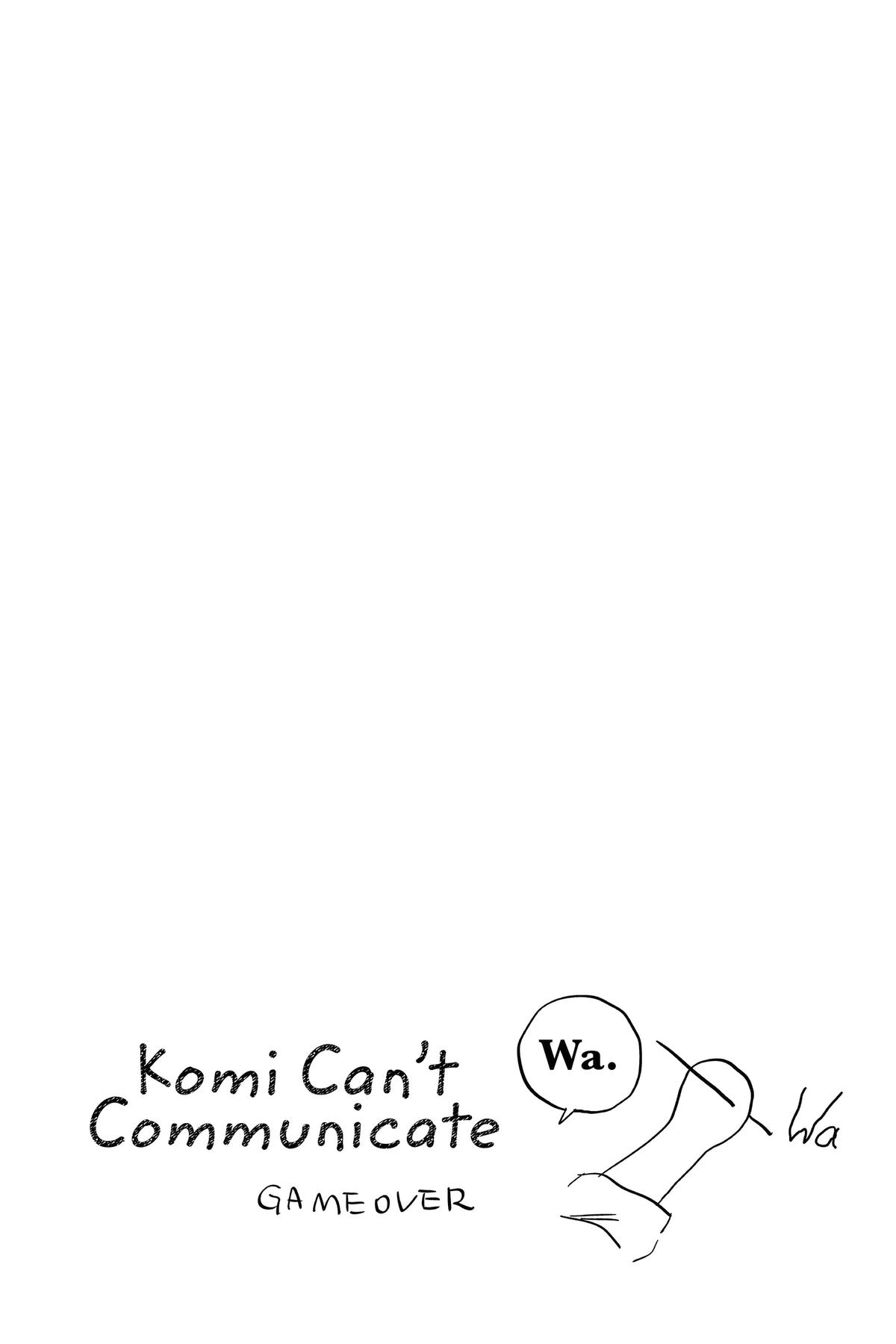 Read Komi Can’t Communicate EN Manga Online