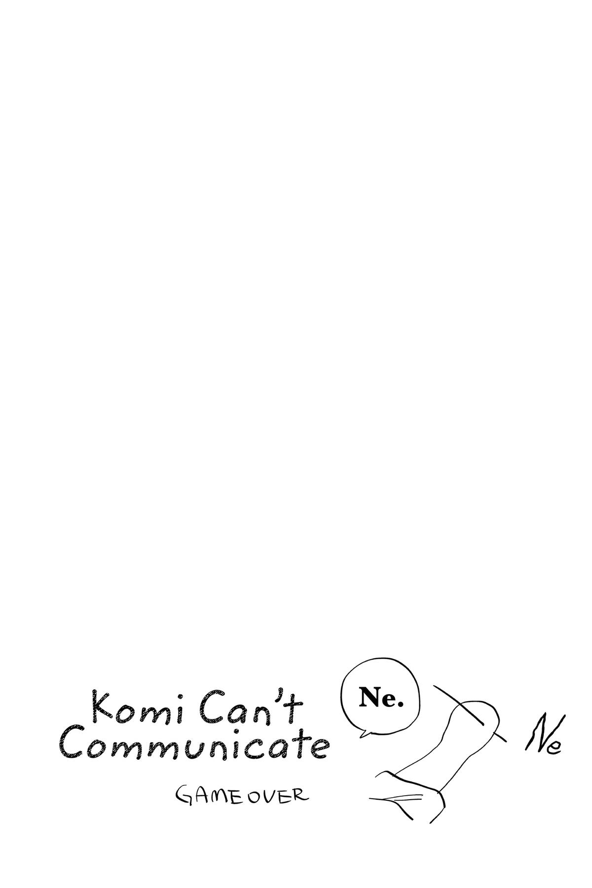 Read Komi Can’t Communicate EN Manga Online