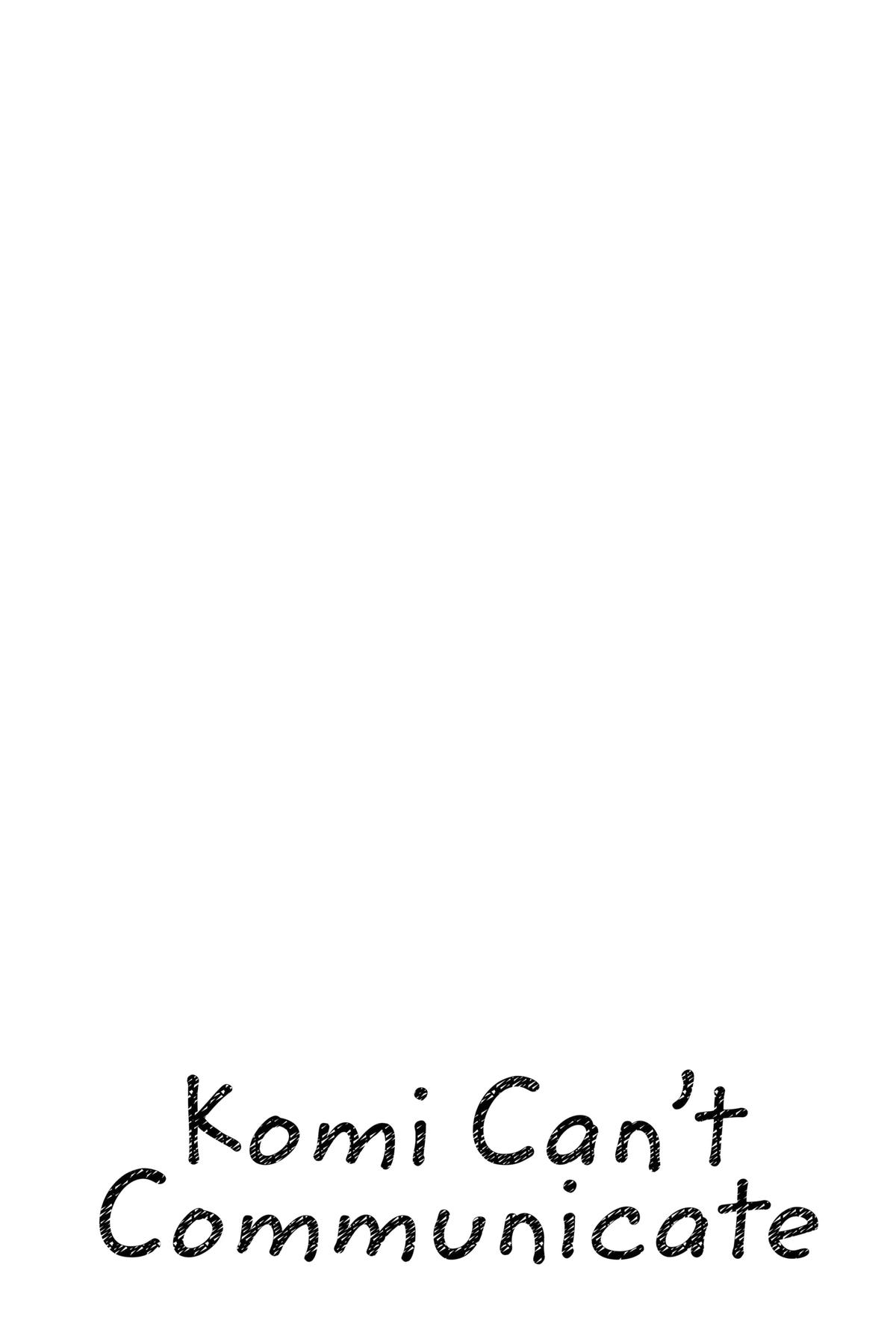 Read Komi Can’t Communicate EN Manga Online