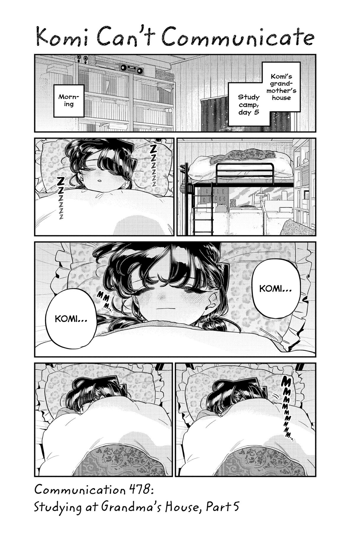 Read Komi Can’t Communicate EN Manga Online