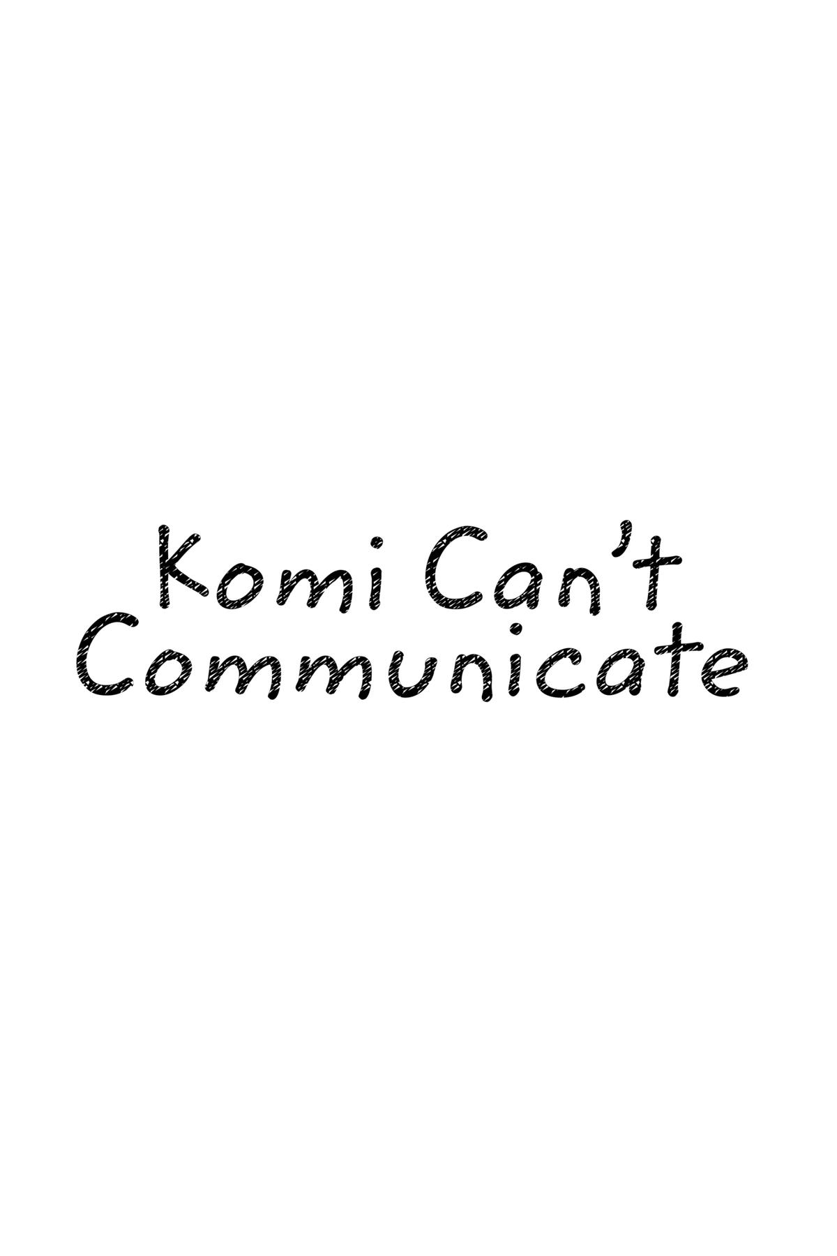 Read Komi Can’t Communicate EN Manga Online