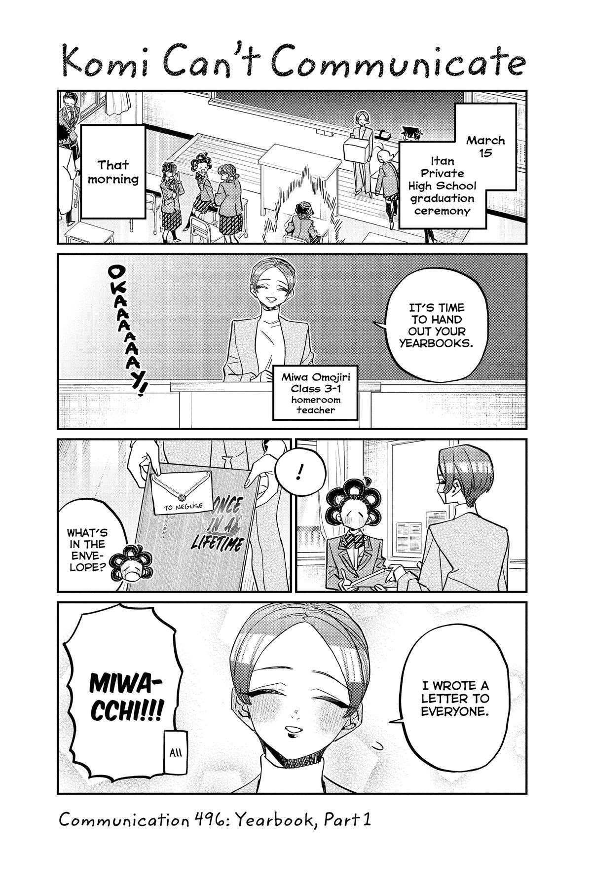 Read Komi Can’t Communicate EN Manga Online