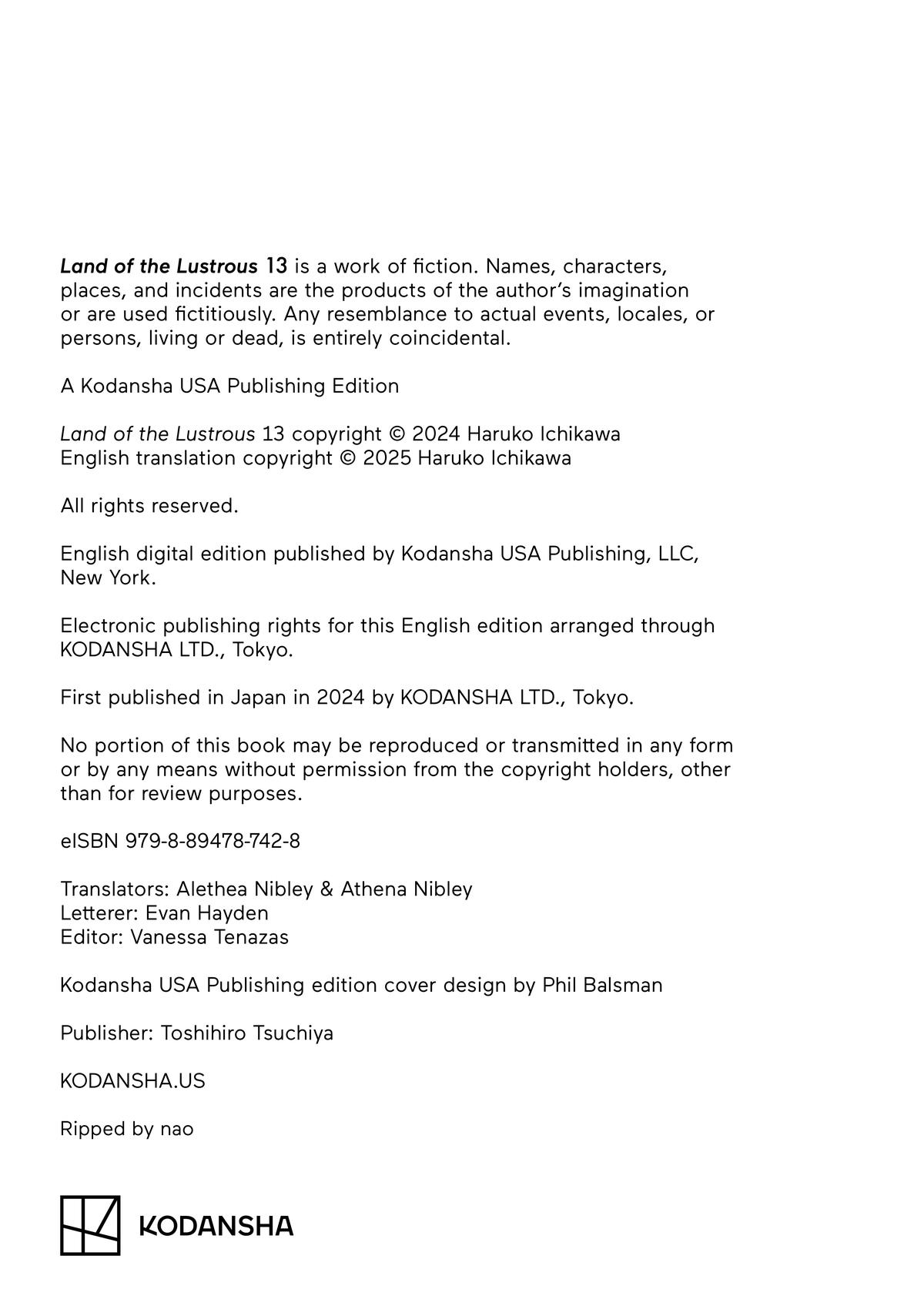 Read Land of the Lustrous EN Manga Online