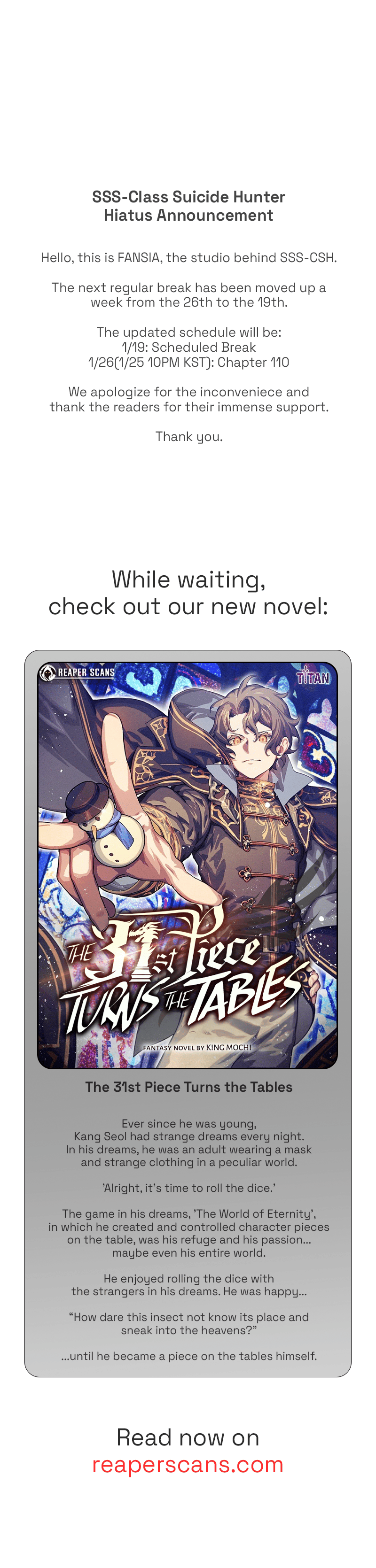 Read SSS Class Revival Hunter EN Manga Online