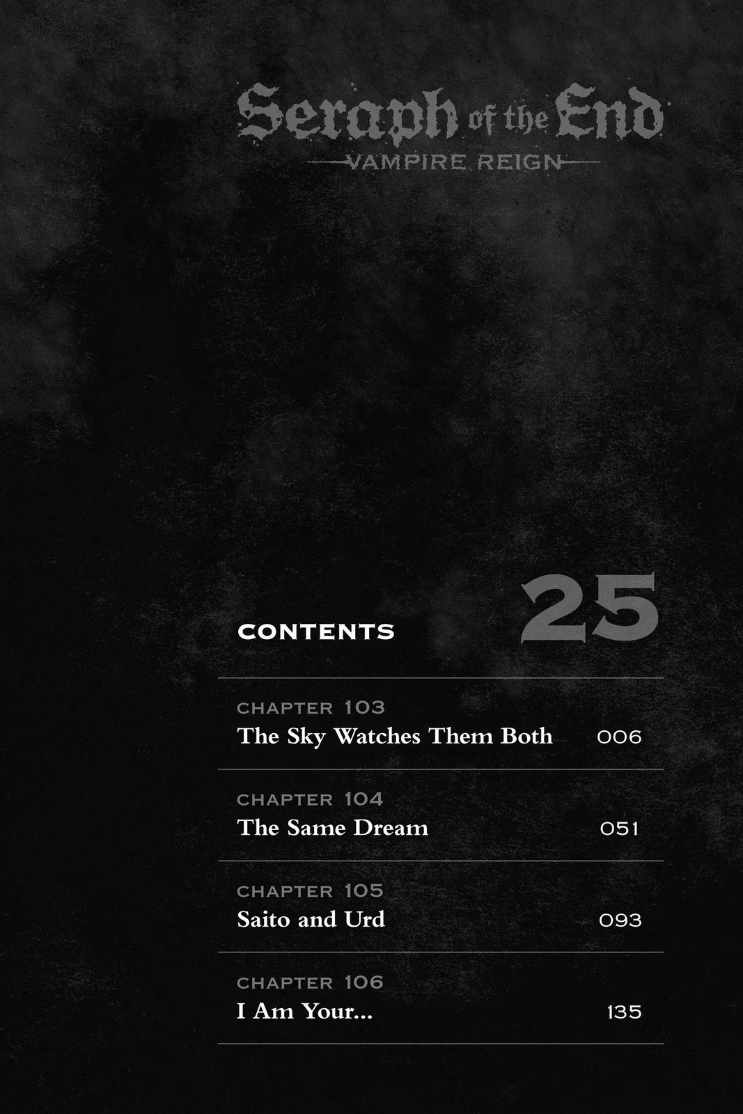 Read Seraph of the End Vampire Reign EN Manga Online