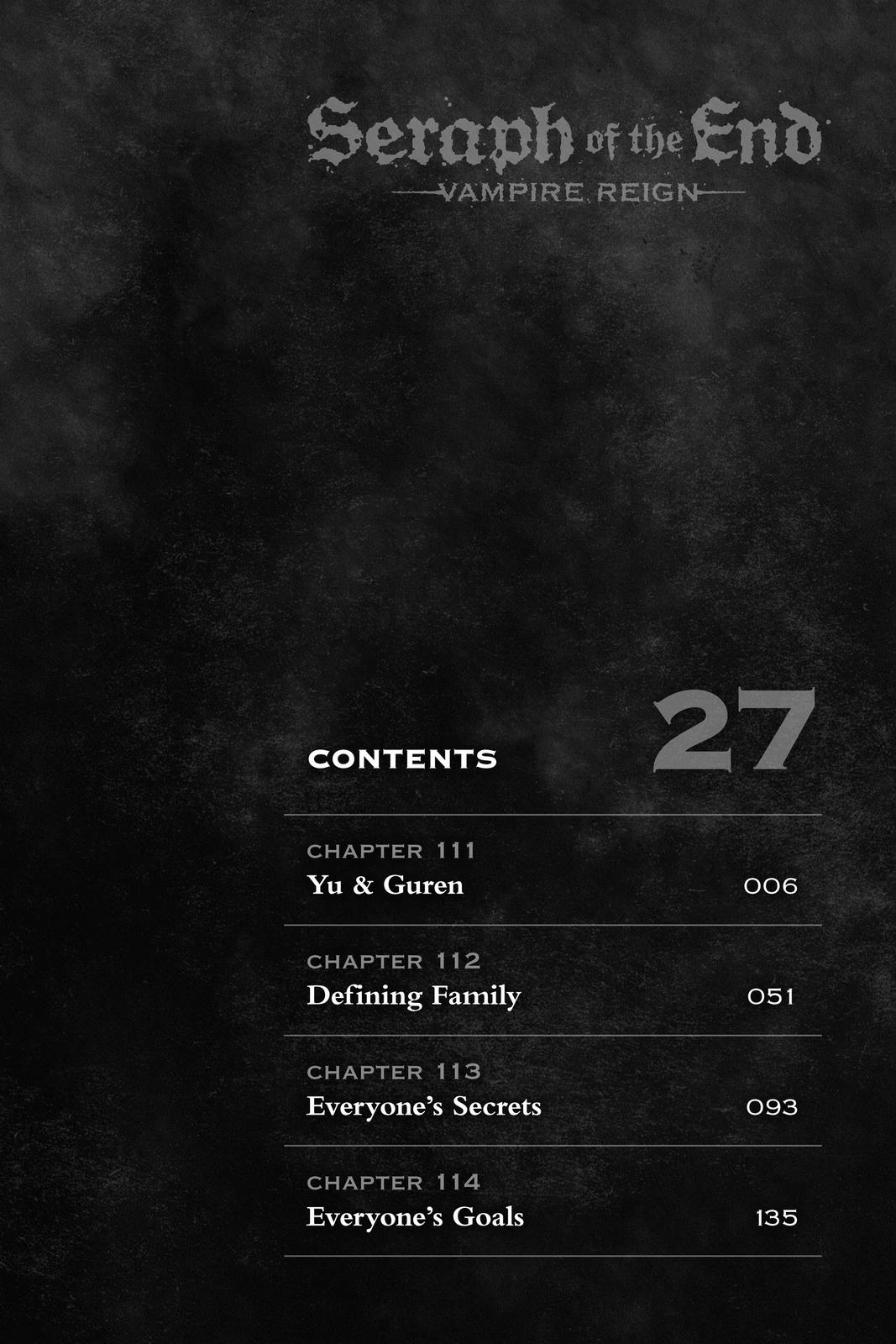 Read Seraph of the End Vampire Reign EN Manga Online