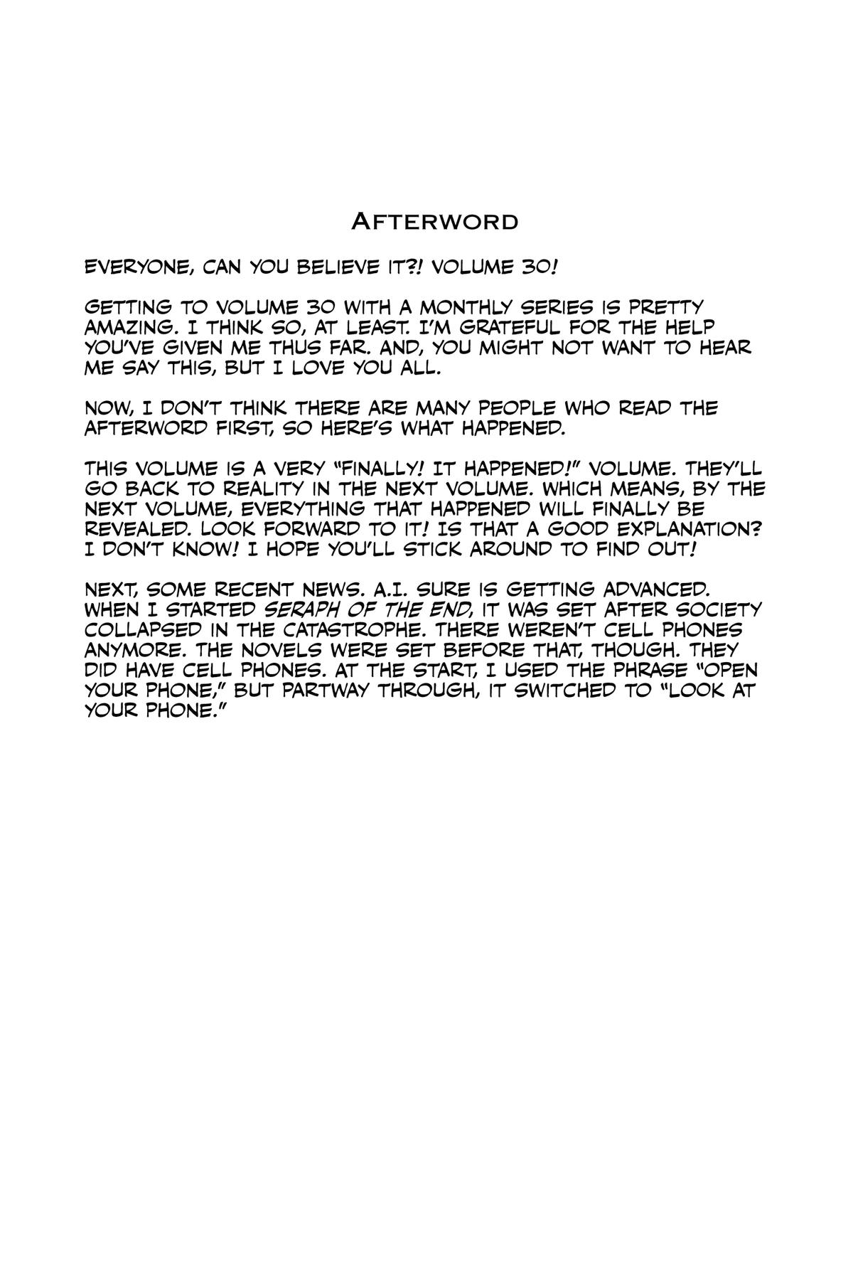 Read Seraph of the End Vampire Reign EN Manga Online