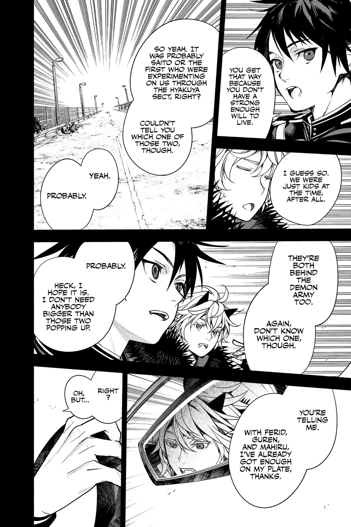 Read Seraph of the End Vampire Reign EN Manga Online