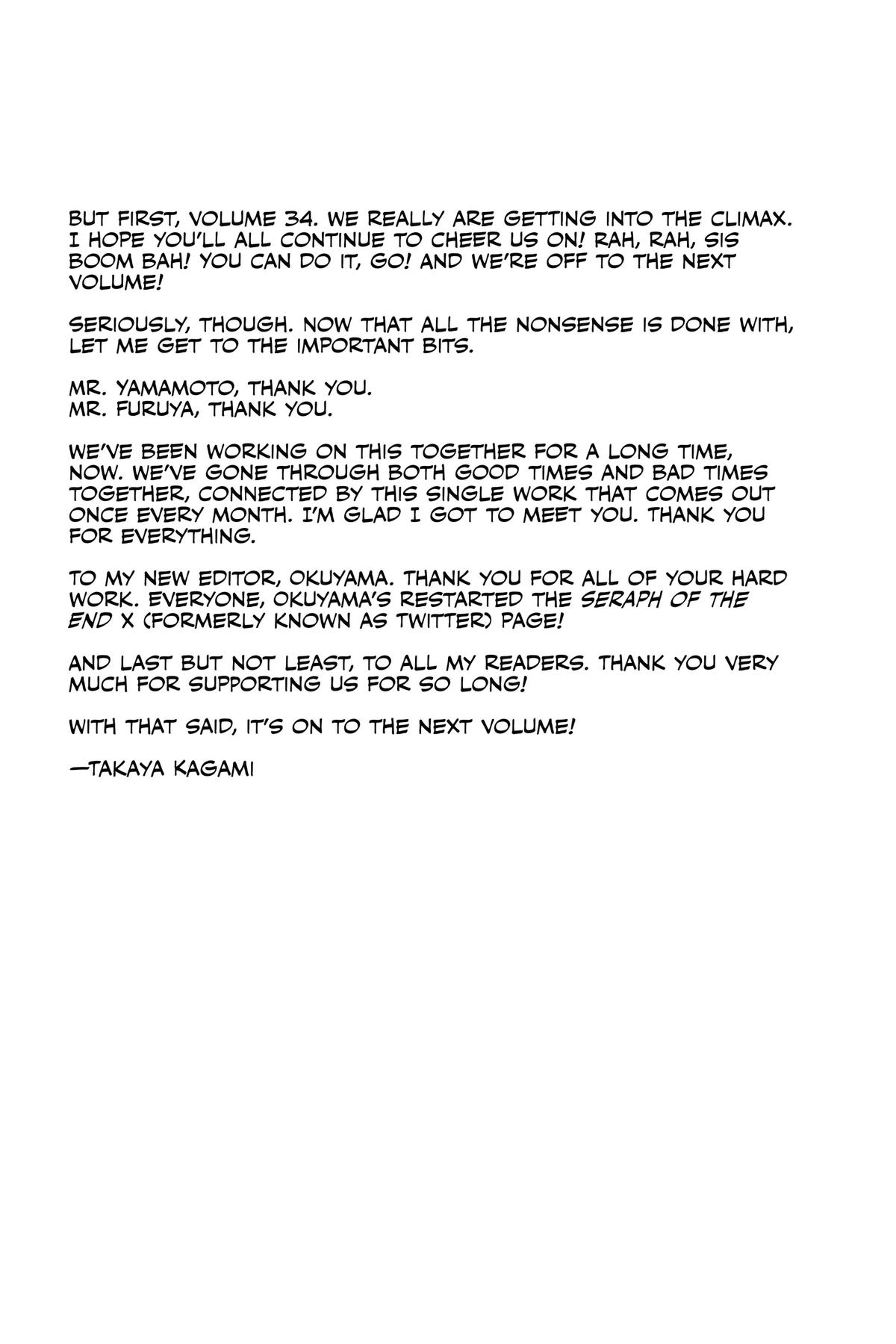 Read Seraph of the End Vampire Reign EN Manga Online