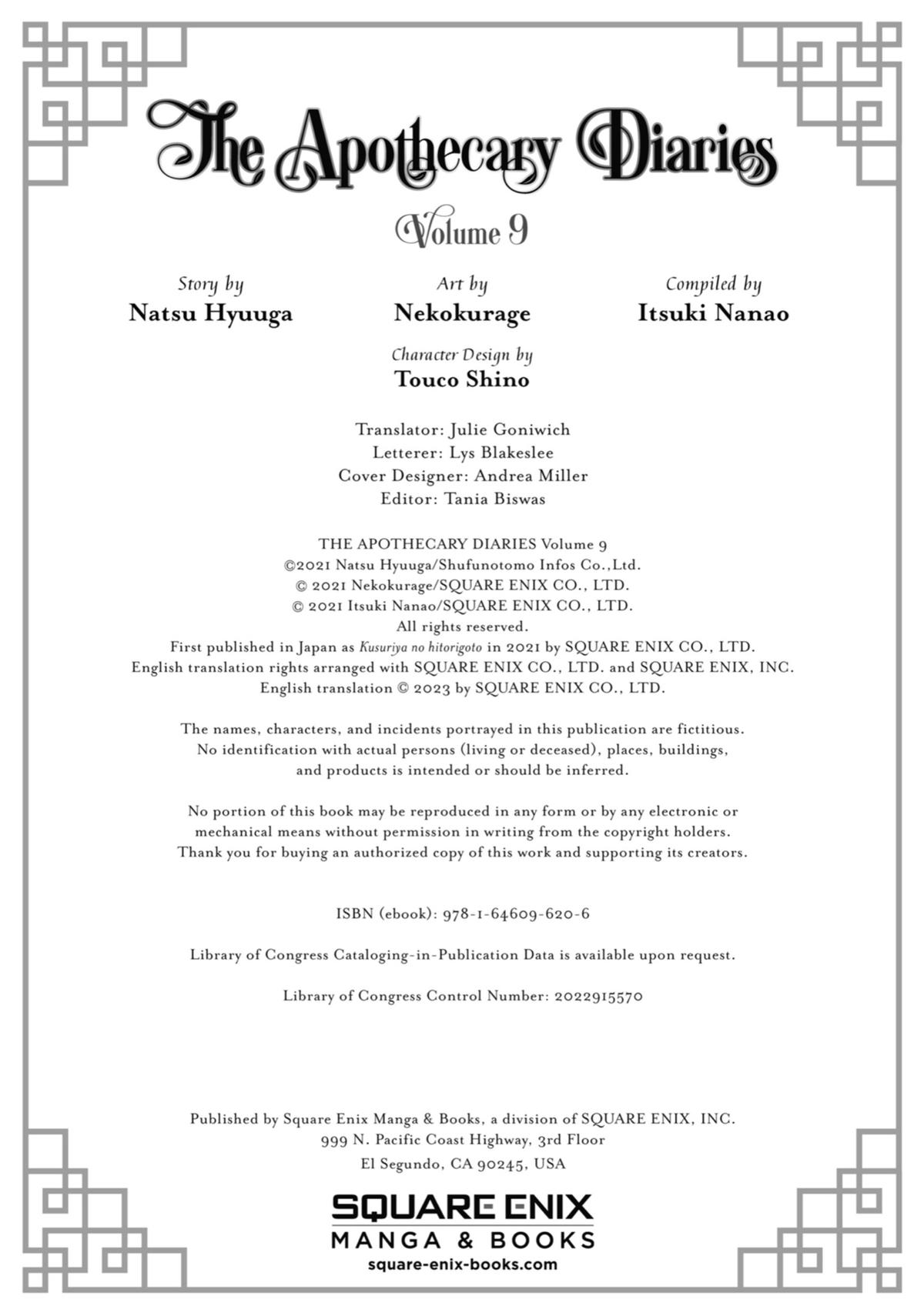 Read The Apothecary Diaries EN Manga Online