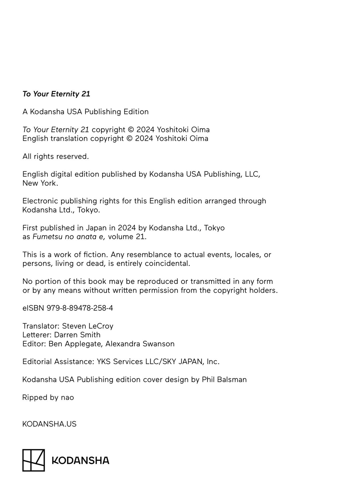 Read To Your Eternity EN Manga Online