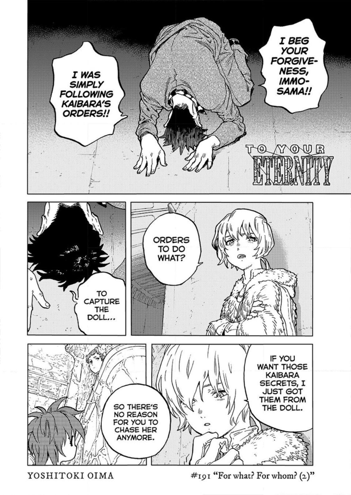 Read To Your Eternity EN Manga Online