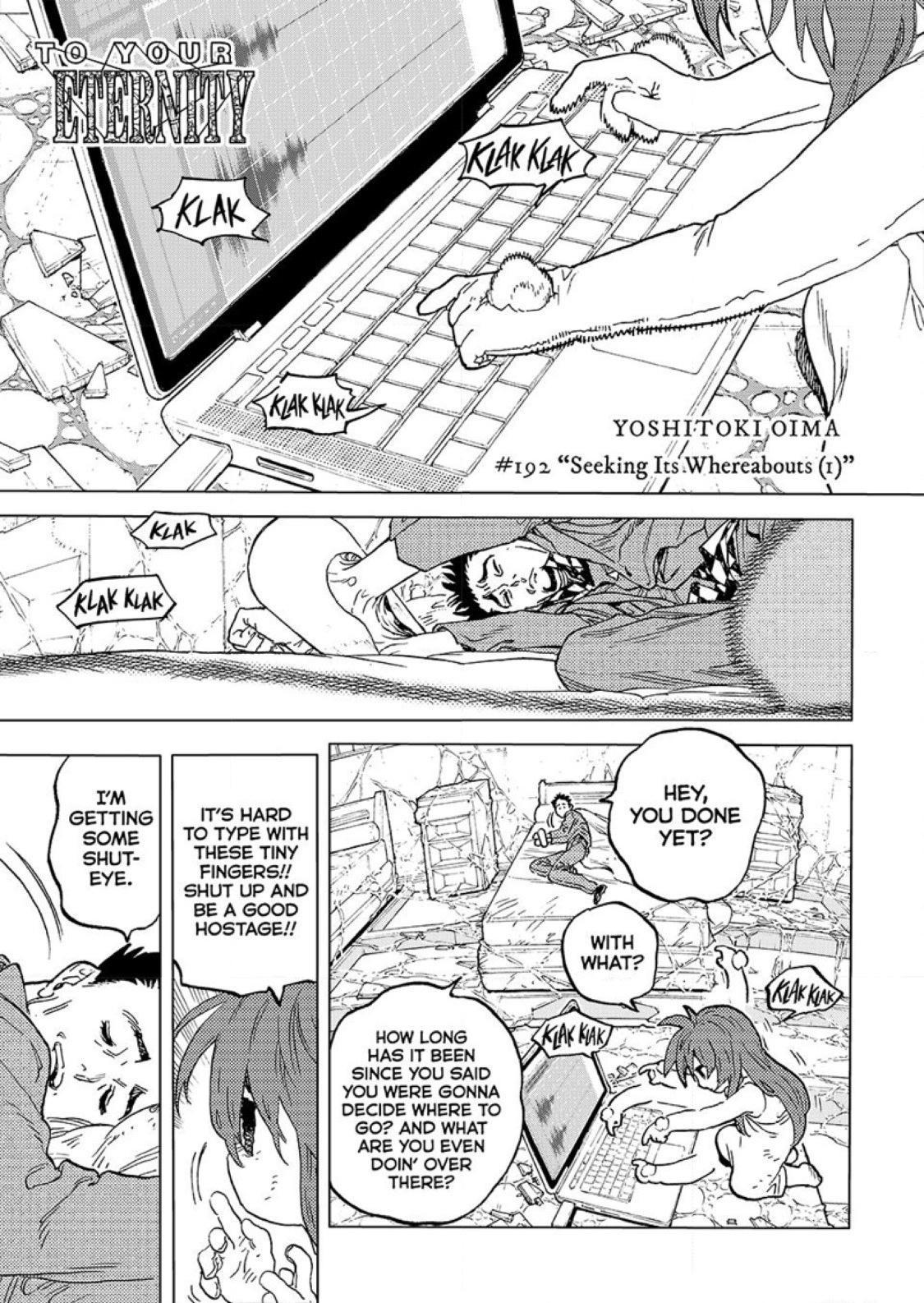 Read To Your Eternity EN Manga Online