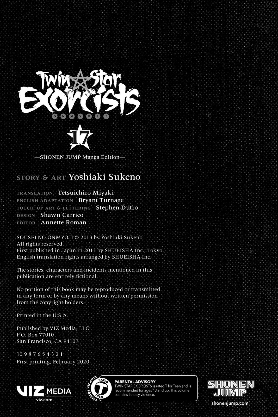 Read Twin Star Exorcists EN Manga Online