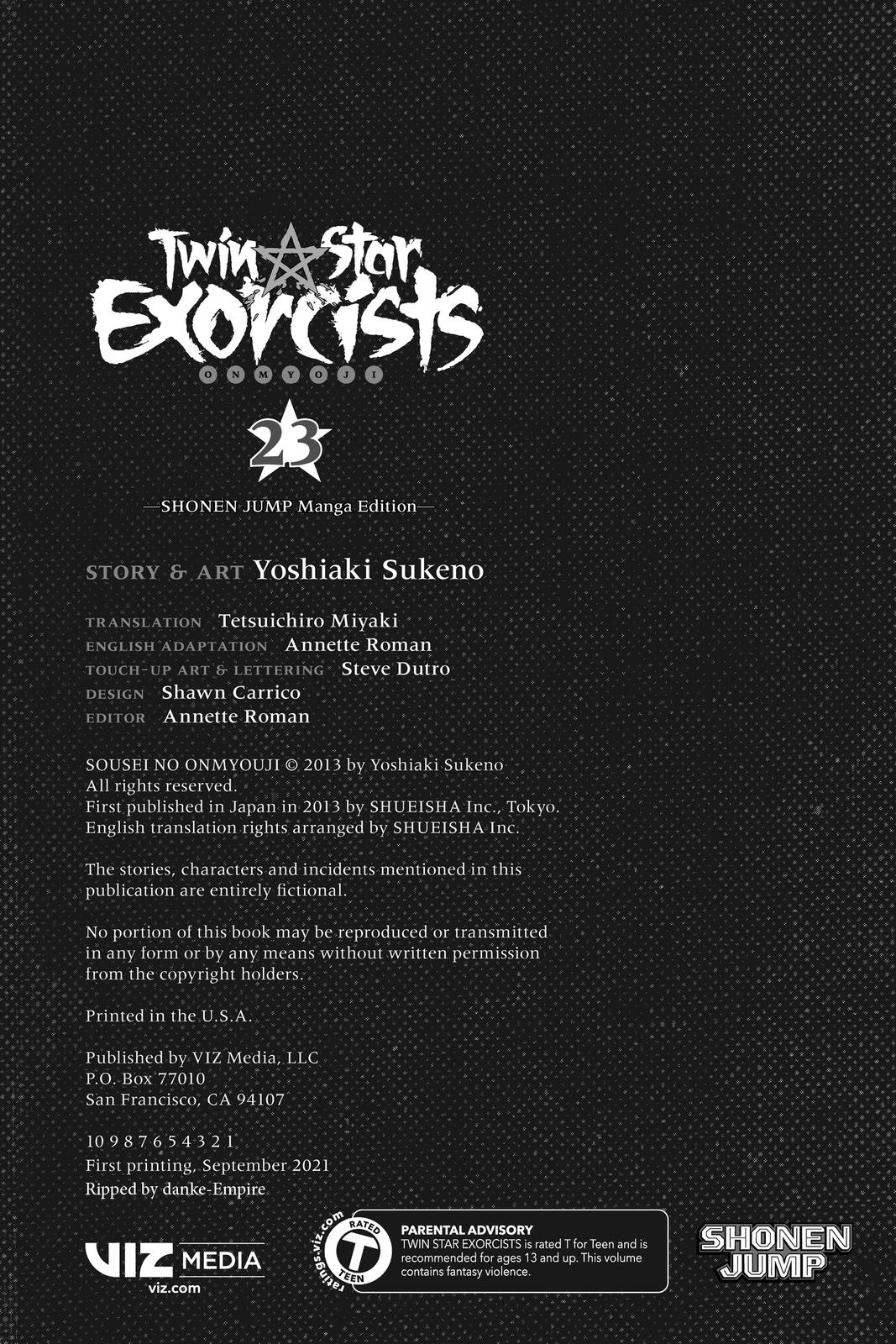 Read Twin Star Exorcists EN Manga Online
