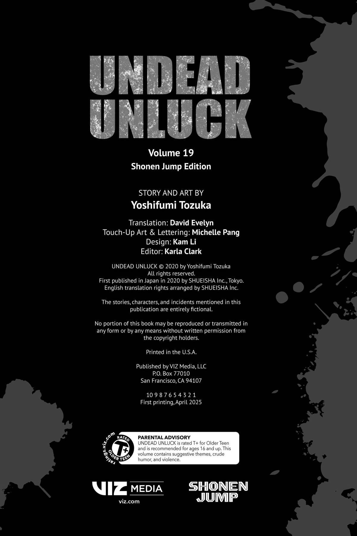 Read Undead Unluck EN Manga Online