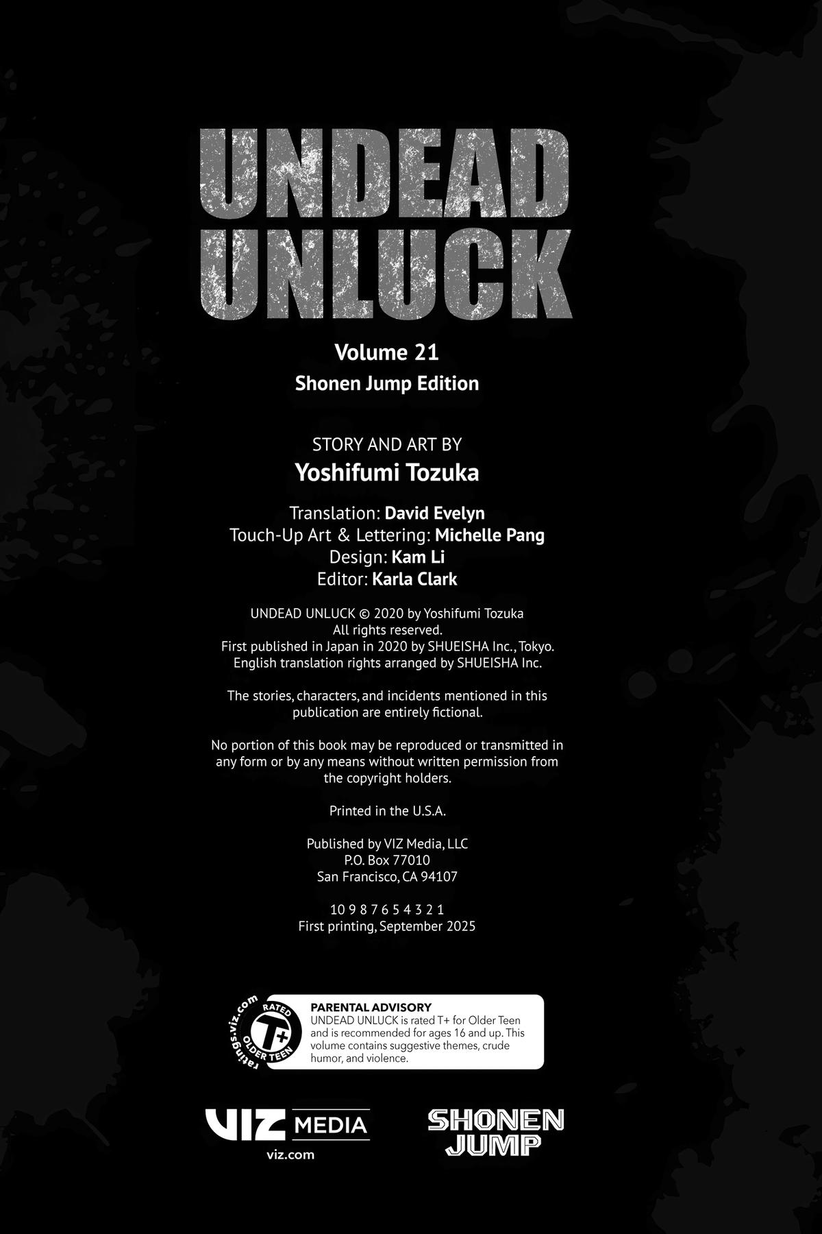 Read Undead Unluck EN Manga Online