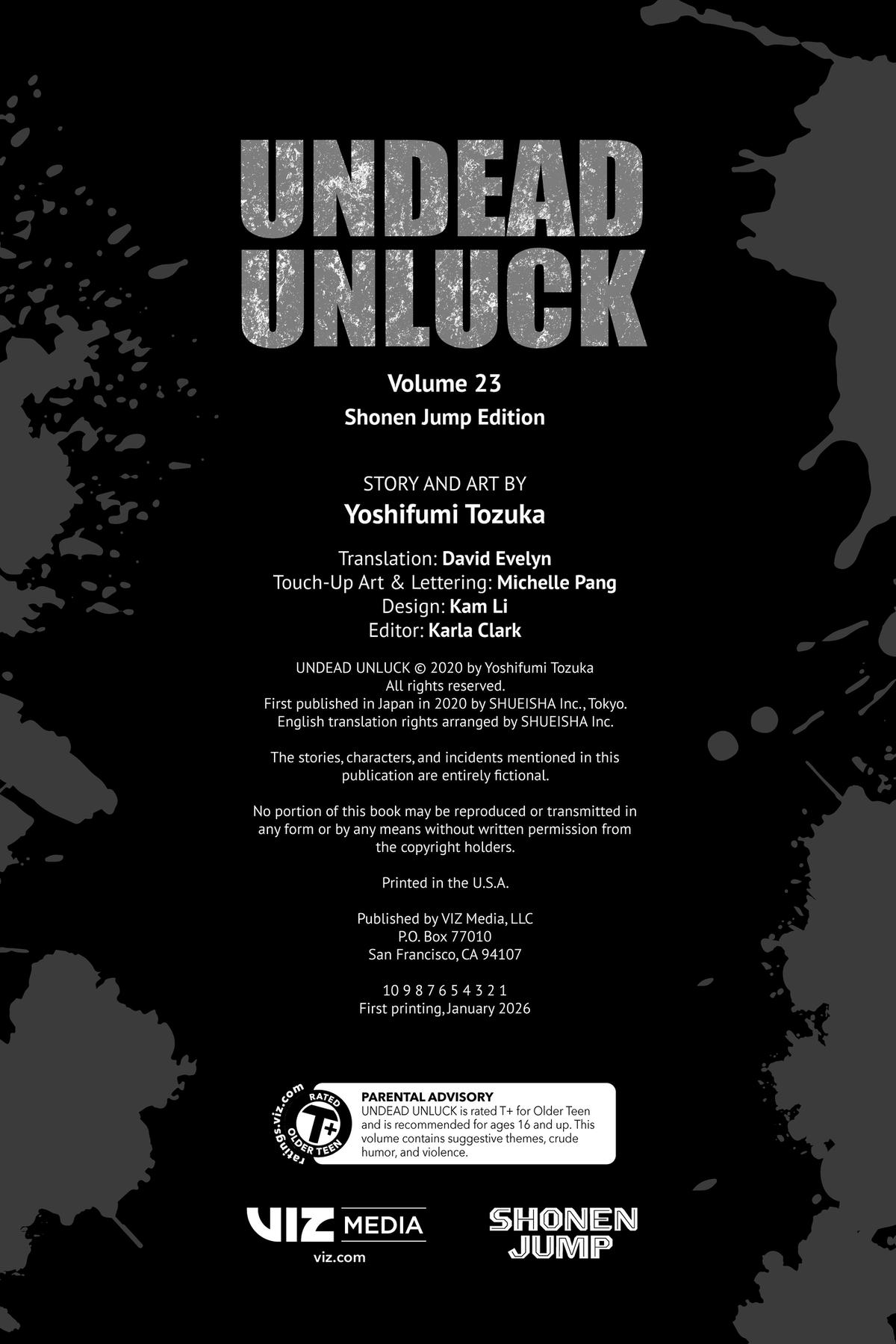 Read Undead Unluck EN Manga Online