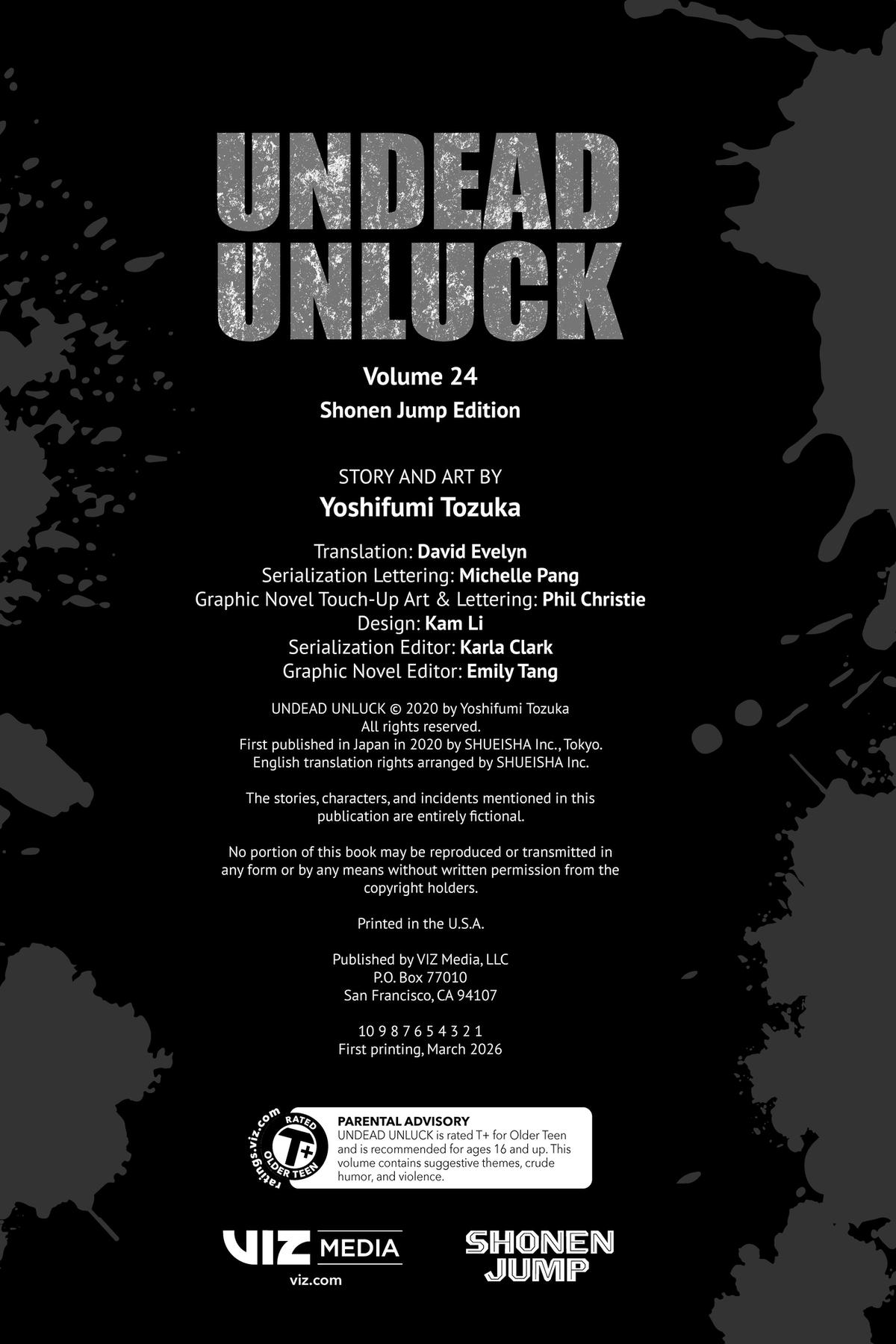 Read Undead Unluck EN Manga Online