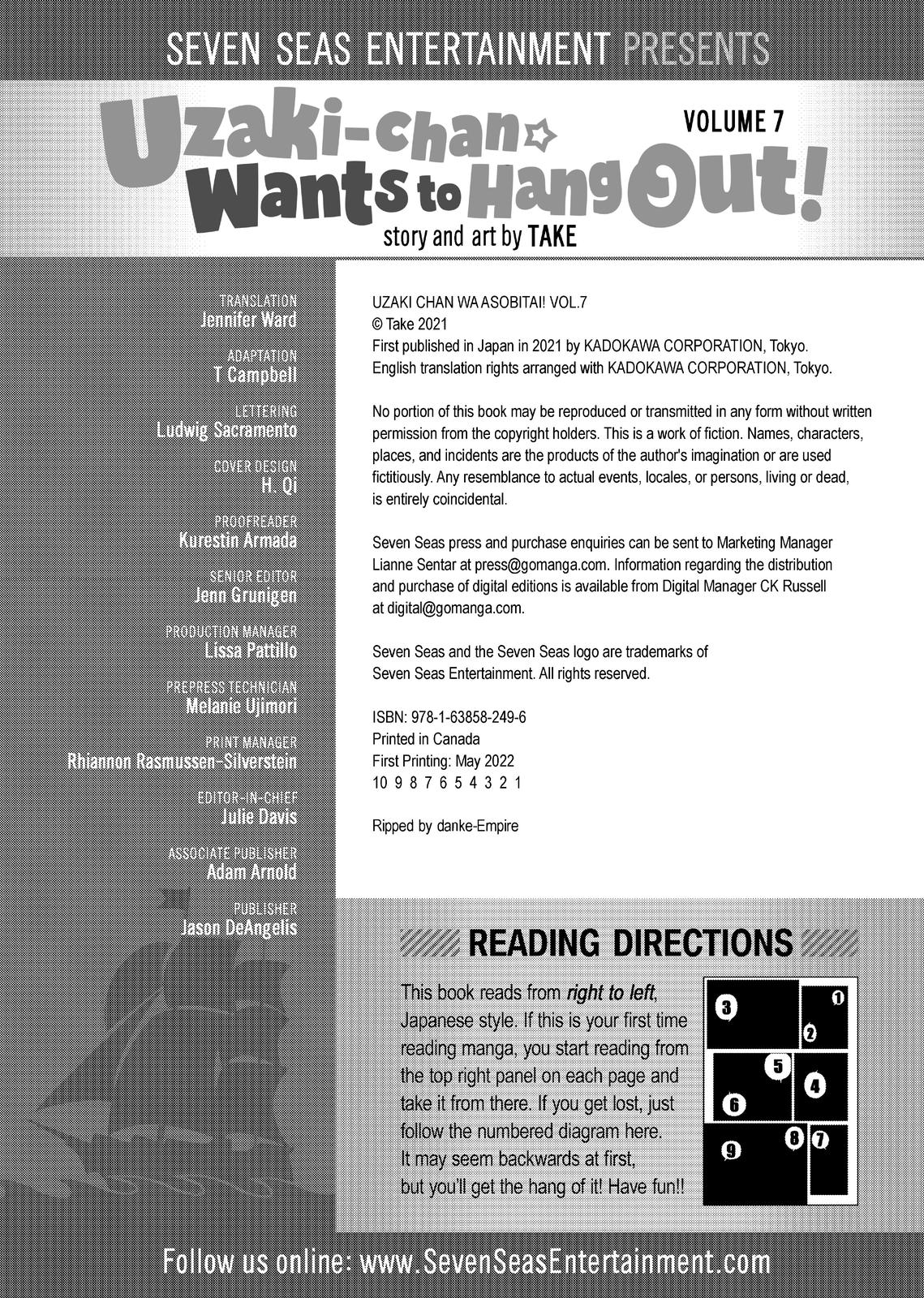 Read Uzaki chan Wants to Hang Out! EN Manga Online