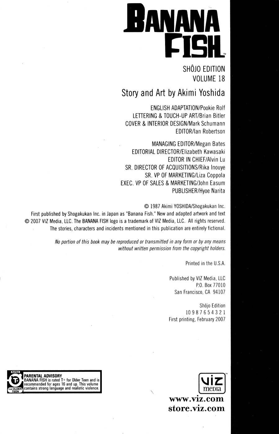 Read Banana Fish ES Manga Online