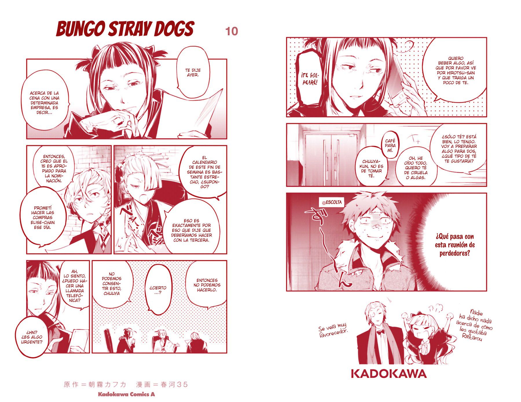 Read Bungo Stray Dogs ES Manga Online