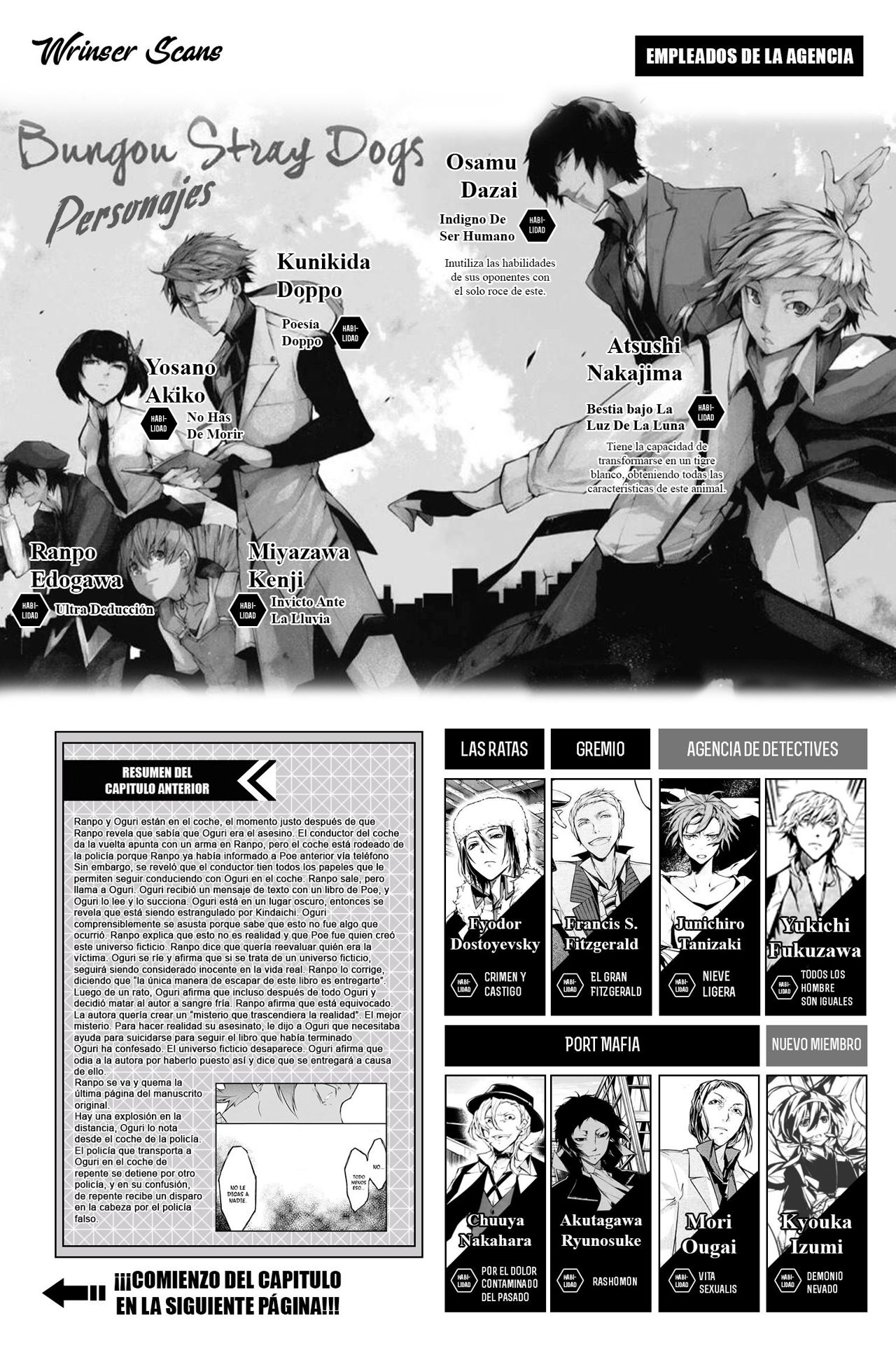 Read Bungo Stray Dogs ES Manga Online