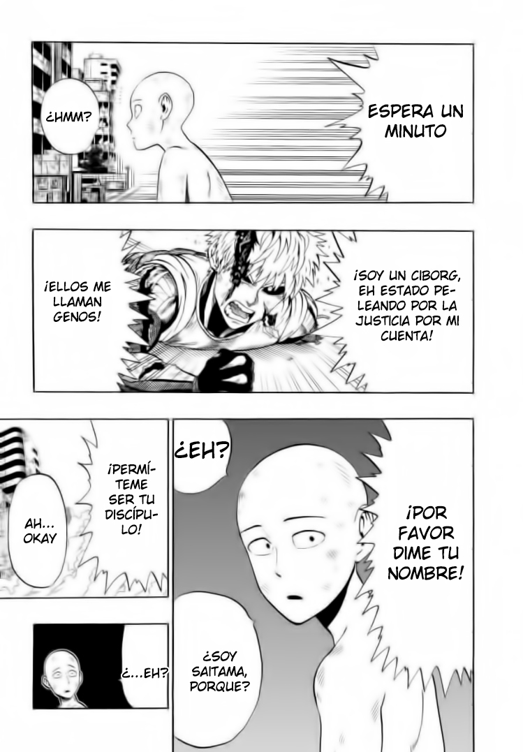 Read El hombre de un solo golpe ES Manga Online