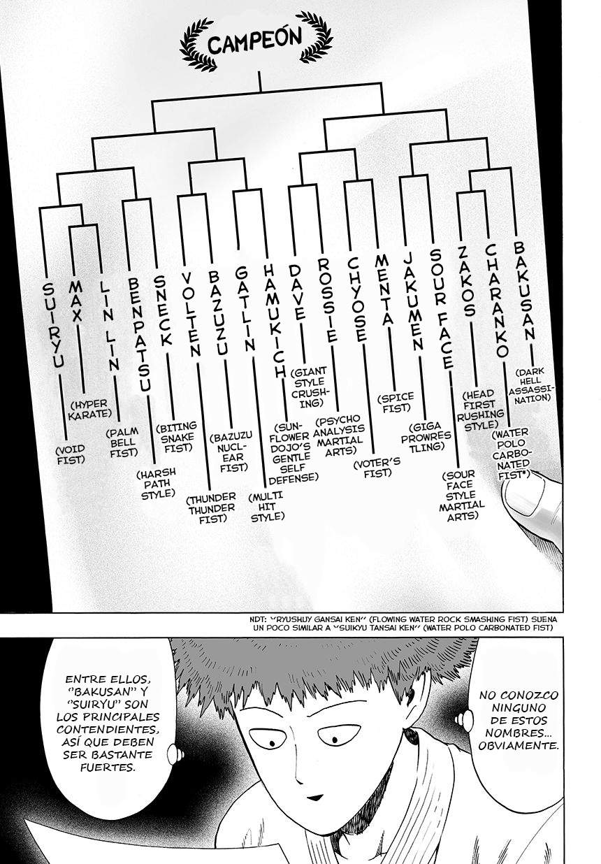 Read El hombre de un solo golpe ES Manga Online