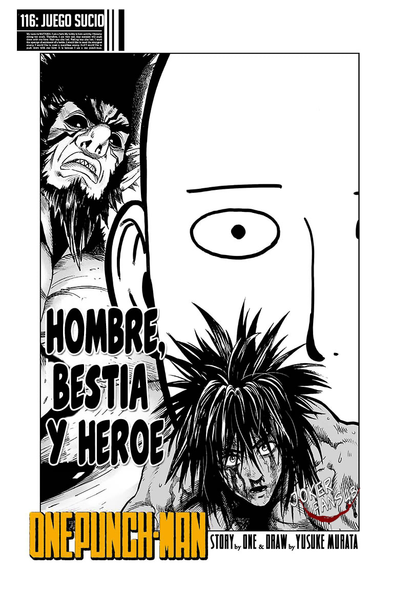 Read El hombre de un solo golpe ES Manga Online