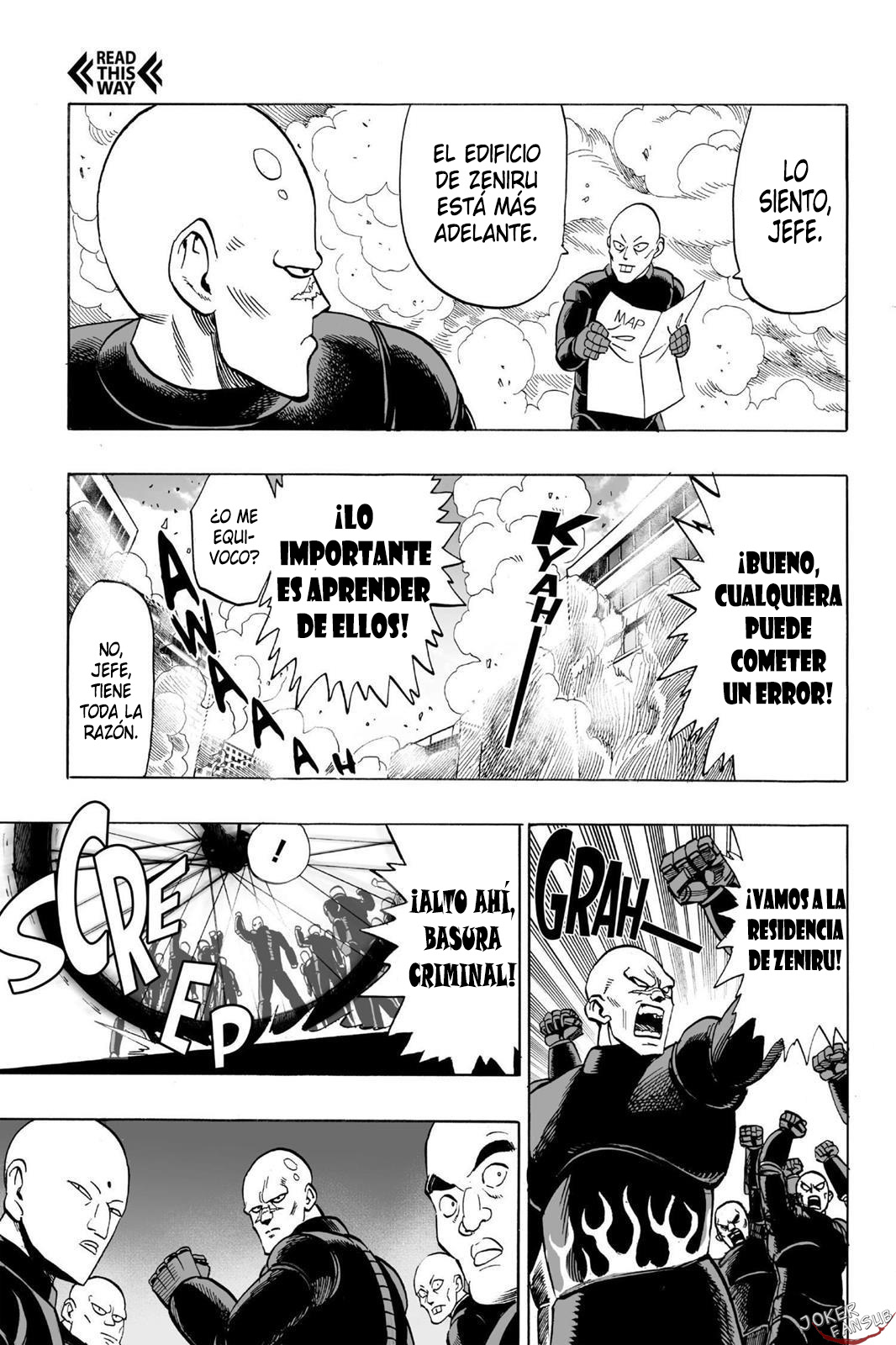 Read El hombre de un solo golpe ES Manga Online