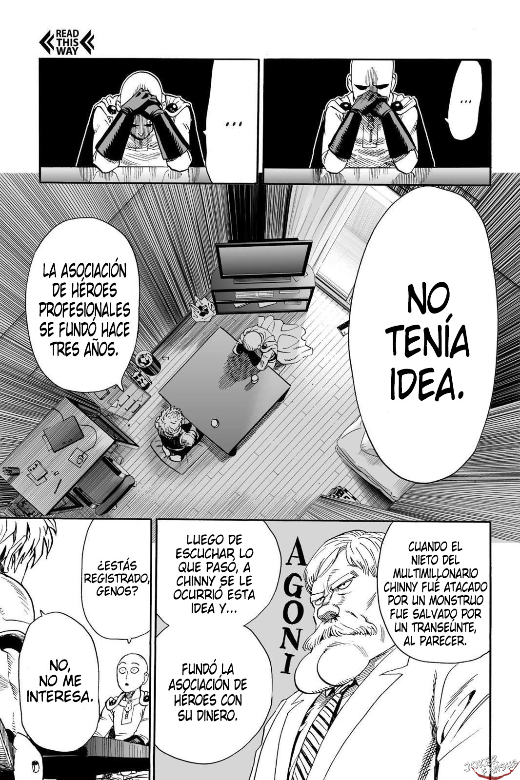 Read El hombre de un solo golpe ES Manga Online