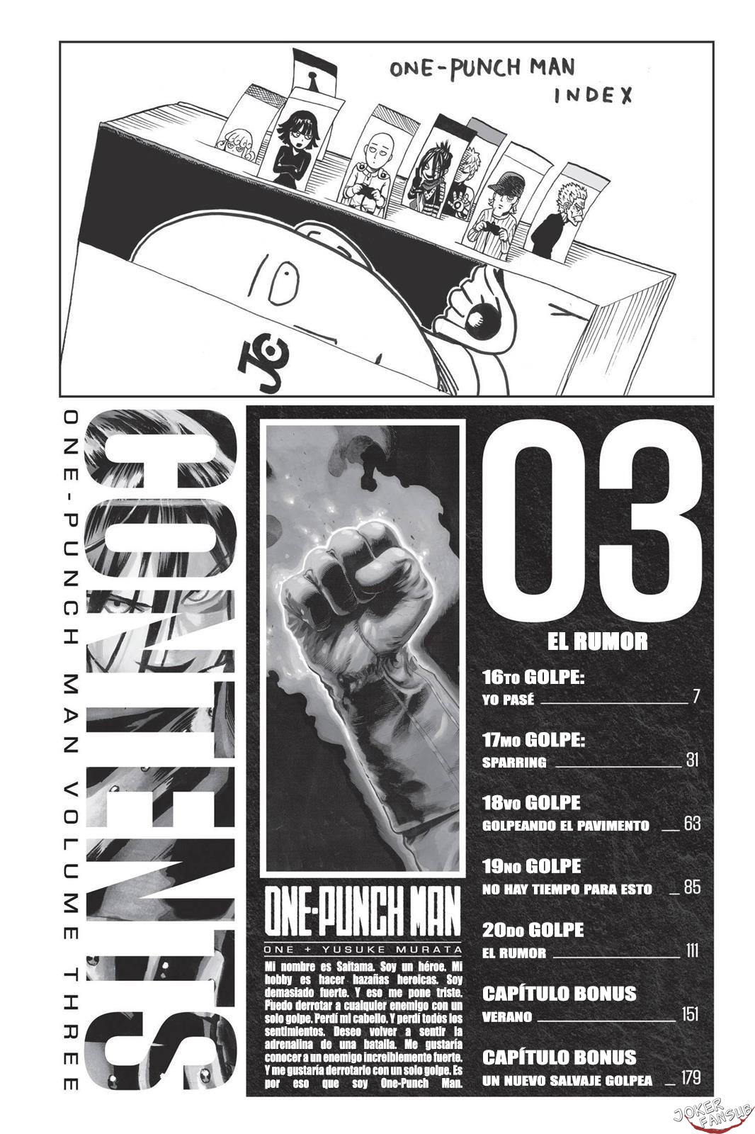 Read El hombre de un solo golpe ES Manga Online