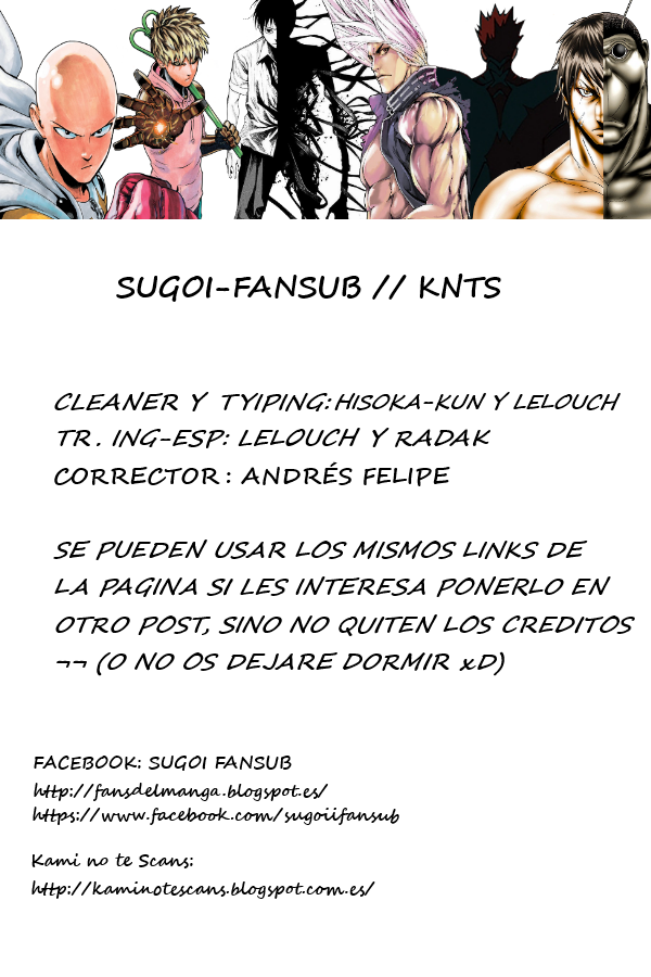 Read El hombre de un solo golpe ES Manga Online