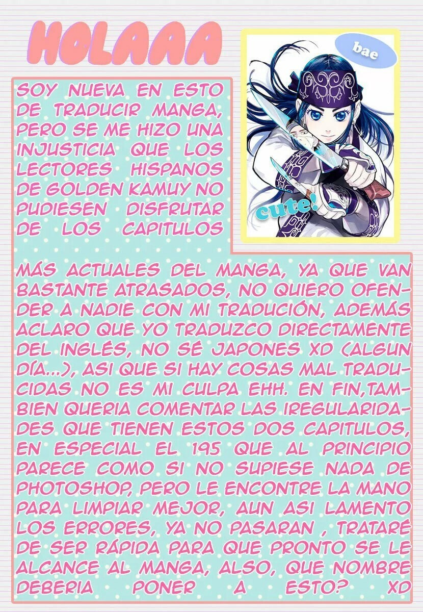 Read Golden Kamuy ES Manga Online