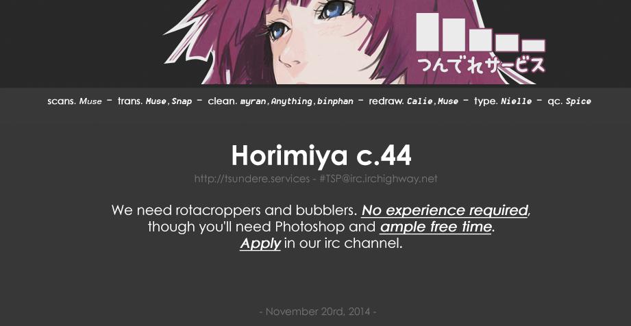 Read Horimiya ES Manga Online