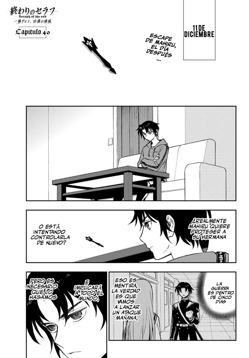 Read Owari No Seraph ES Manga Online