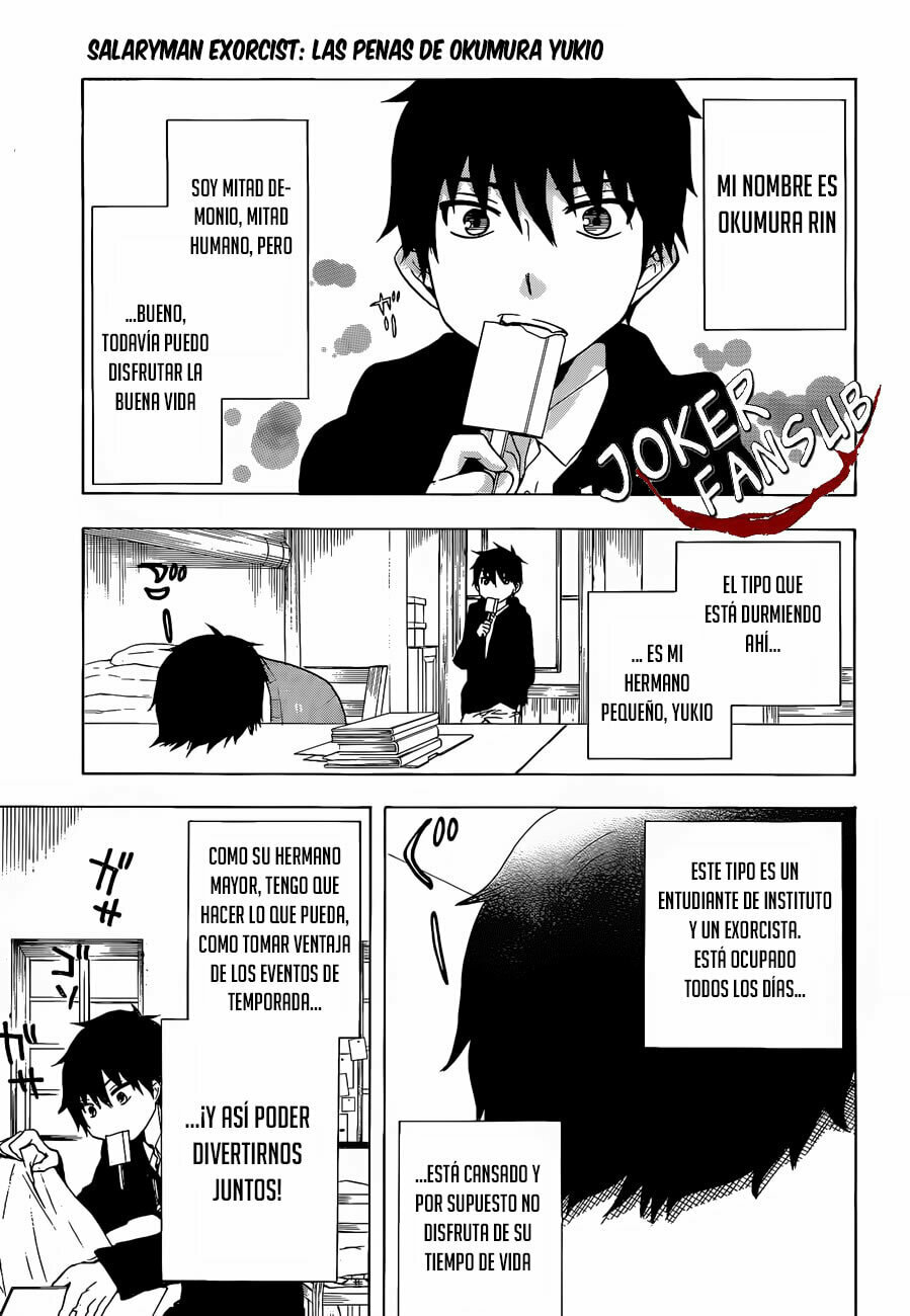 Read Salaryman Exorcist The Sorrows of Okumura Yukio ES Manga Online