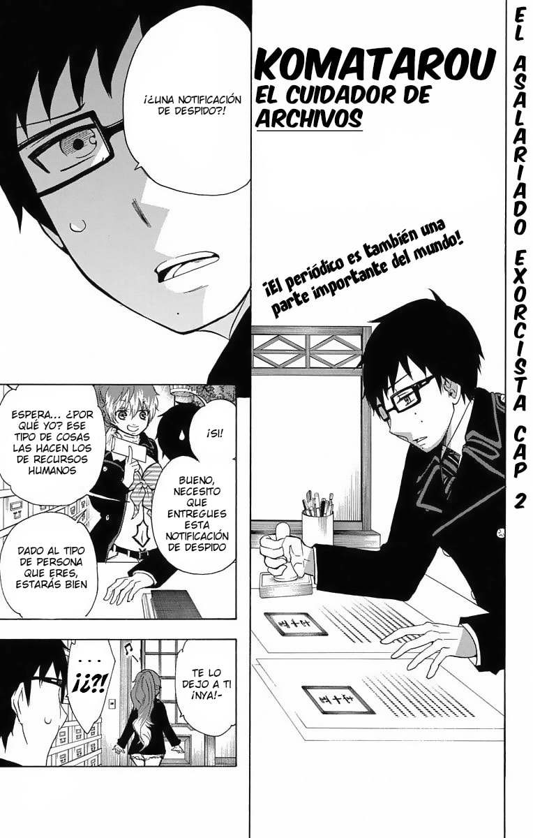 Read Salaryman Exorcist The Sorrows of Okumura Yukio ES Manga Online