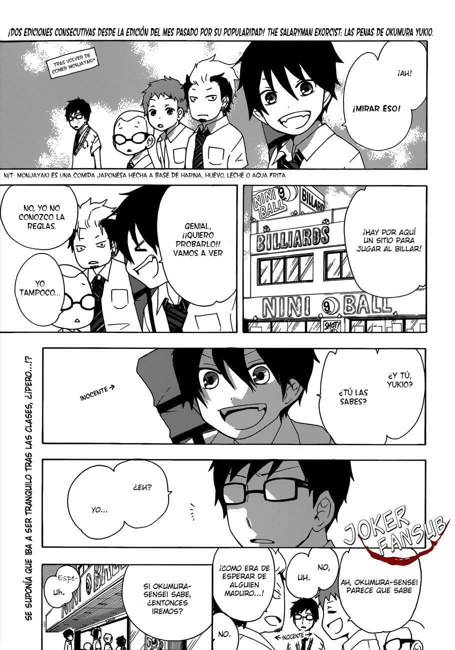 Read Salaryman Exorcist The Sorrows of Okumura Yukio ES Manga Online