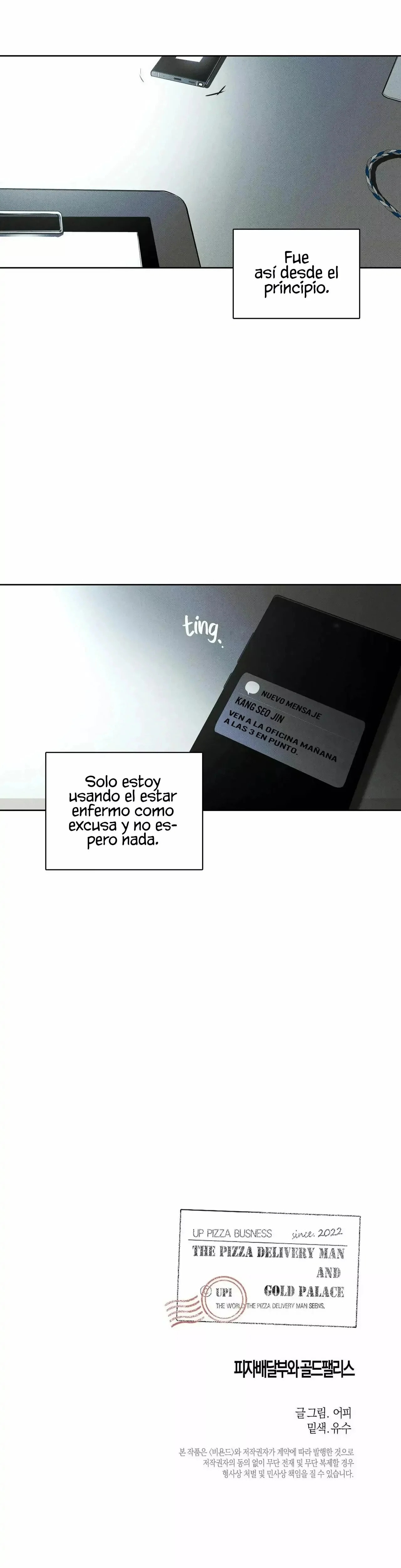 Read The Pizza Delivery Man and the Gold Palace ES Manga Online